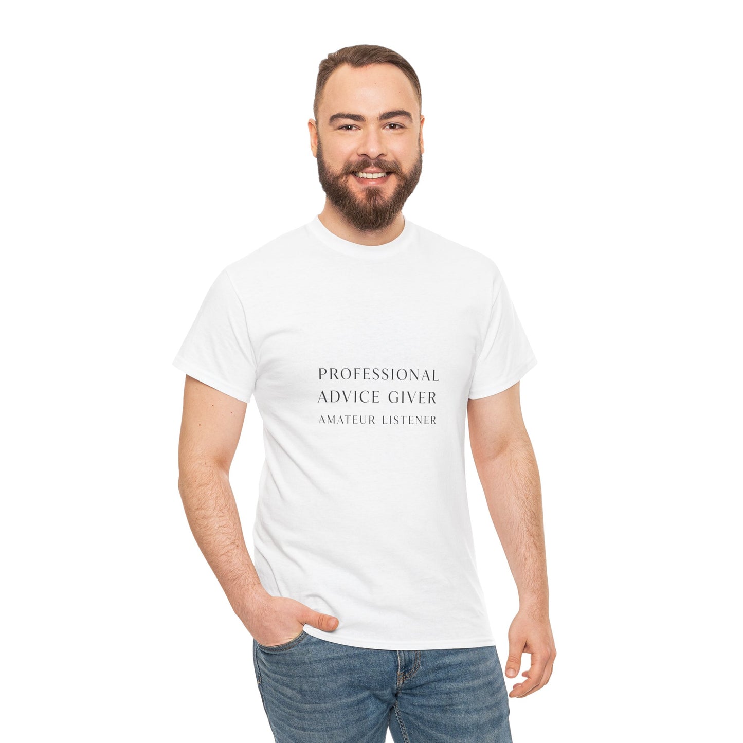 Professional Advice Giver Unisex Heavy Cotton Tee, Gift for Best Friend, Casual Wear, Advice Giver Shirt, Funny Tee, Unique Gift
