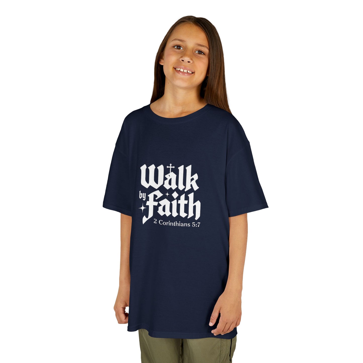 Kids Faith-Inspired Tee, Inspirational Kids Shirt, Religious T-Shirt for Kids, Christian Youth Apparel, Biblical Quote Tee