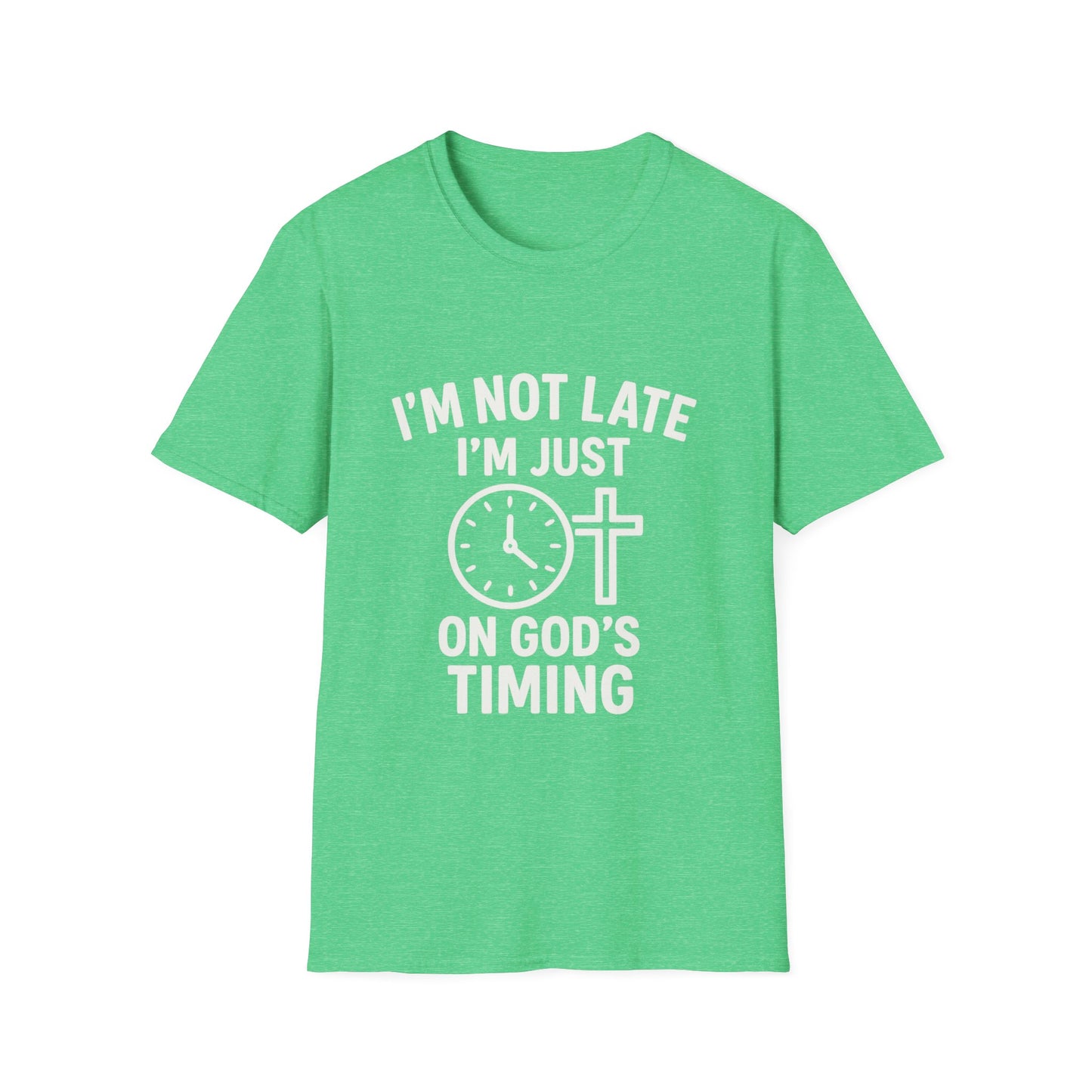 God's Timing T-Shirt, Christian Shirt, Faith-Based Apparel, Religious Gift, Casual Wear