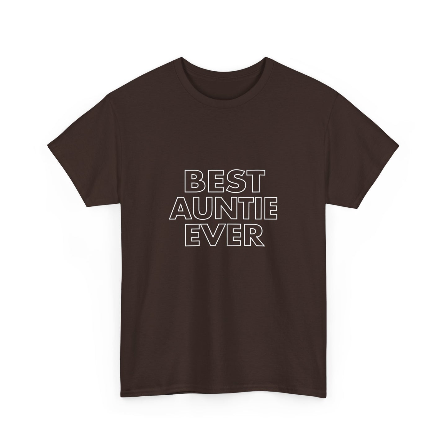 Best Auntie Ever Unisex Cotton Tee, Gift for Aunt, Cute Aunt Shirt, Mother's Day Gift, Family Tee, Everyday Casual Wear