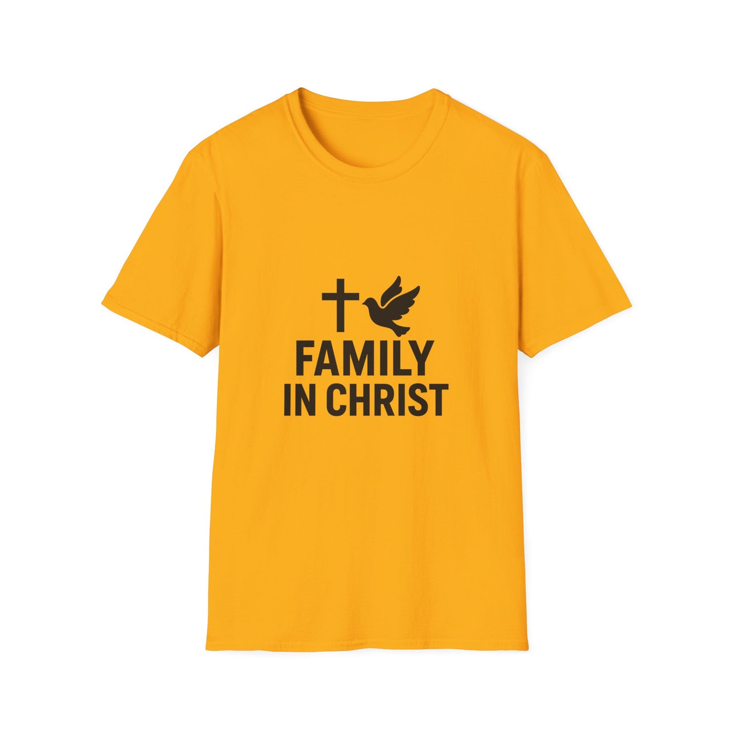 Faith-Inspired Family T-Shirt, Christian Gift, Unisex Tee for Family Events, Church Outfits, Religious Apparel