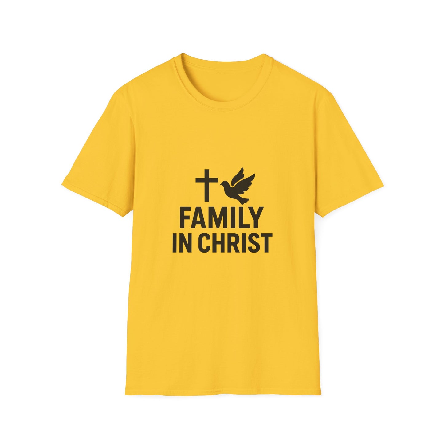 Faith-Inspired Family T-Shirt, Christian Gift, Unisex Tee for Family Events, Church Outfits, Religious Apparel
