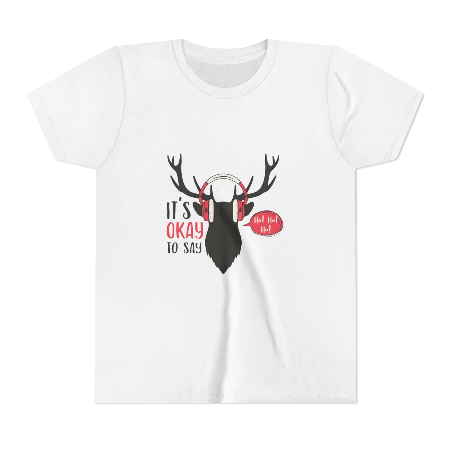 Youth Tee with Antlers Design - Fun and Trendy, Perfect for Outdoor Adventures, Birthdays, Nature Lovers, Gifts, Casual Wear
