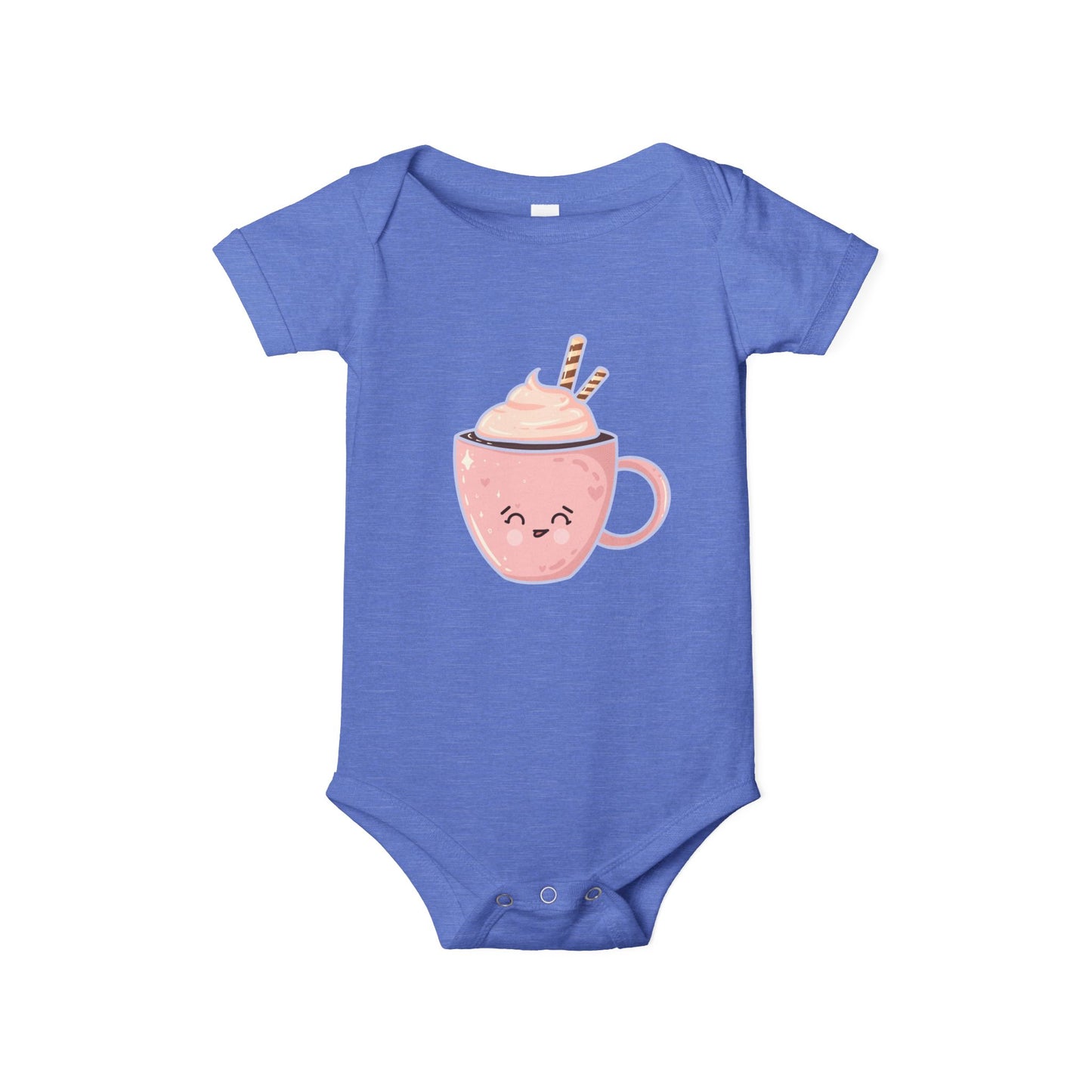 Cute Hot Chocolate Infant Onesie, Baby Shower Gift, Holiday Outfit, Newborn Clothing, Festive Baby Wear, Winter Celebration Attire