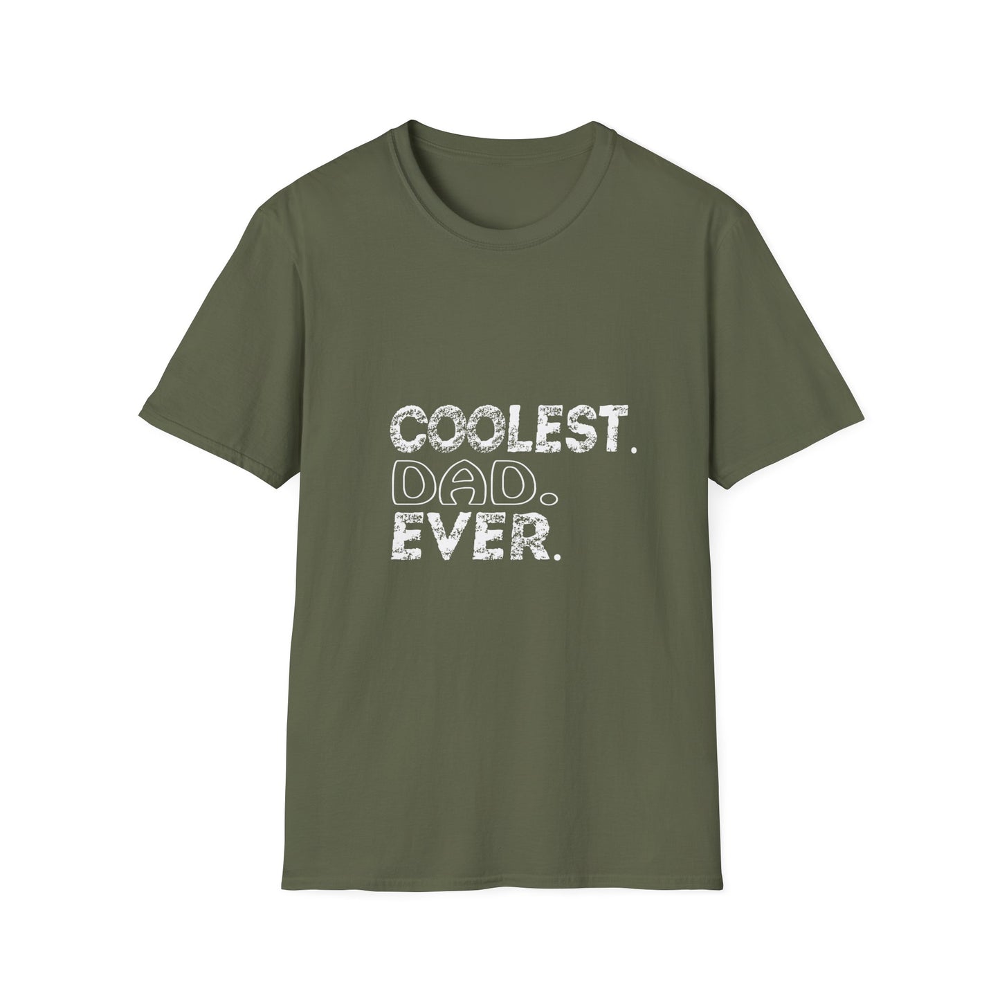 Coolest Dad Ever Unisex T-Shirt, Father’s Day Gift, Dad Apparel, Softstyle Tee, Cute Gift for Dads, Casual Wear