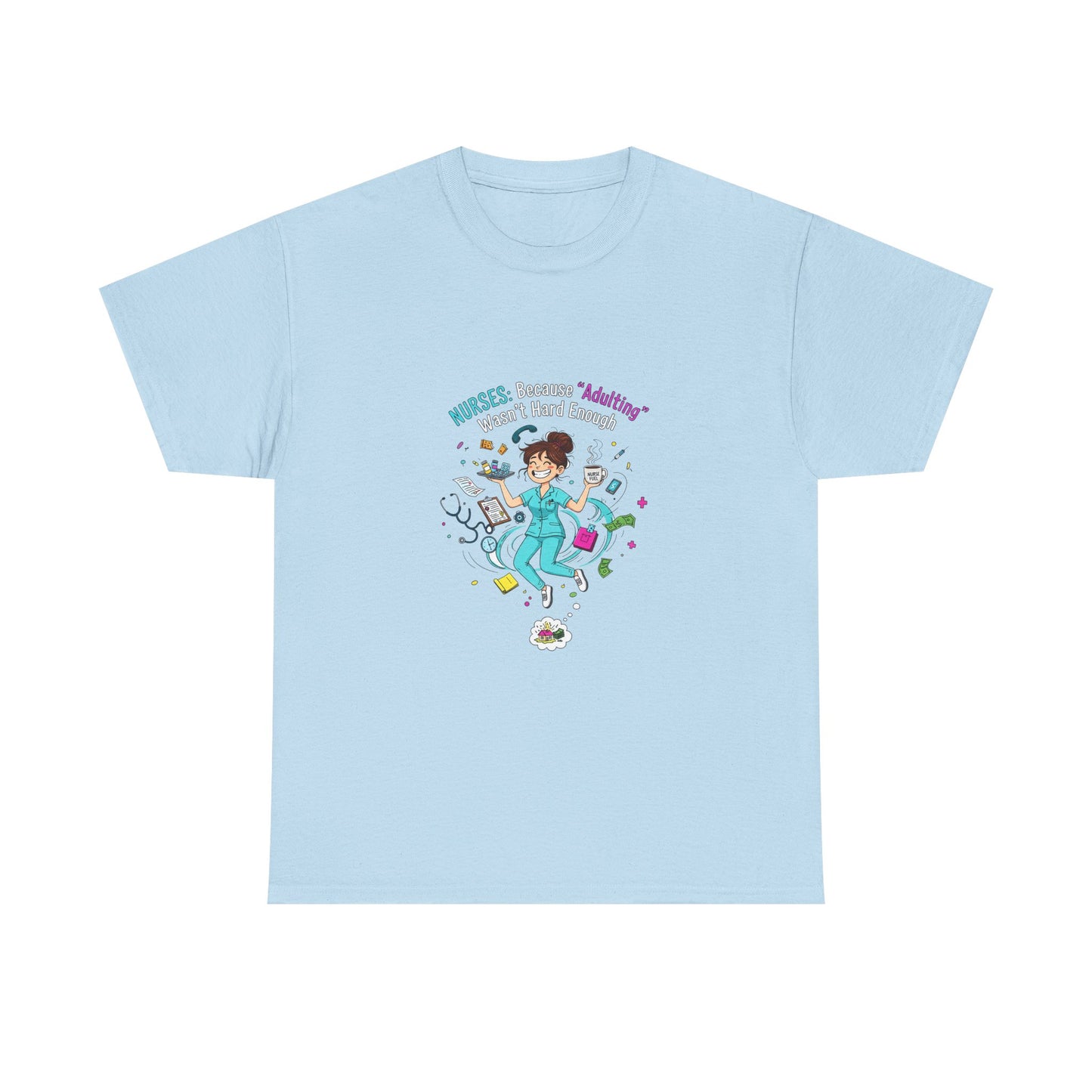 Fun Adventure T-Shirt, Unisex Heavy Cotton Tee for Outdoor Lovers, Gift for Travelers, Casual Wear, Adventure Seekers