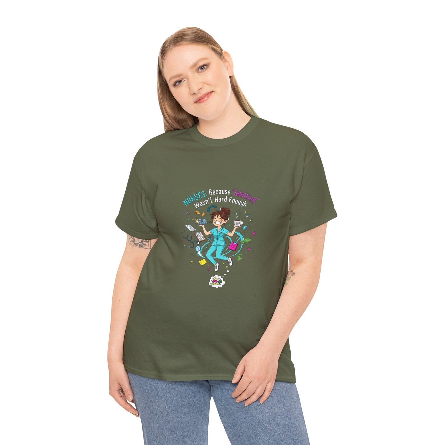 Fun Adventure T-Shirt, Unisex Heavy Cotton Tee for Outdoor Lovers, Gift for Travelers, Casual Wear, Adventure Seekers