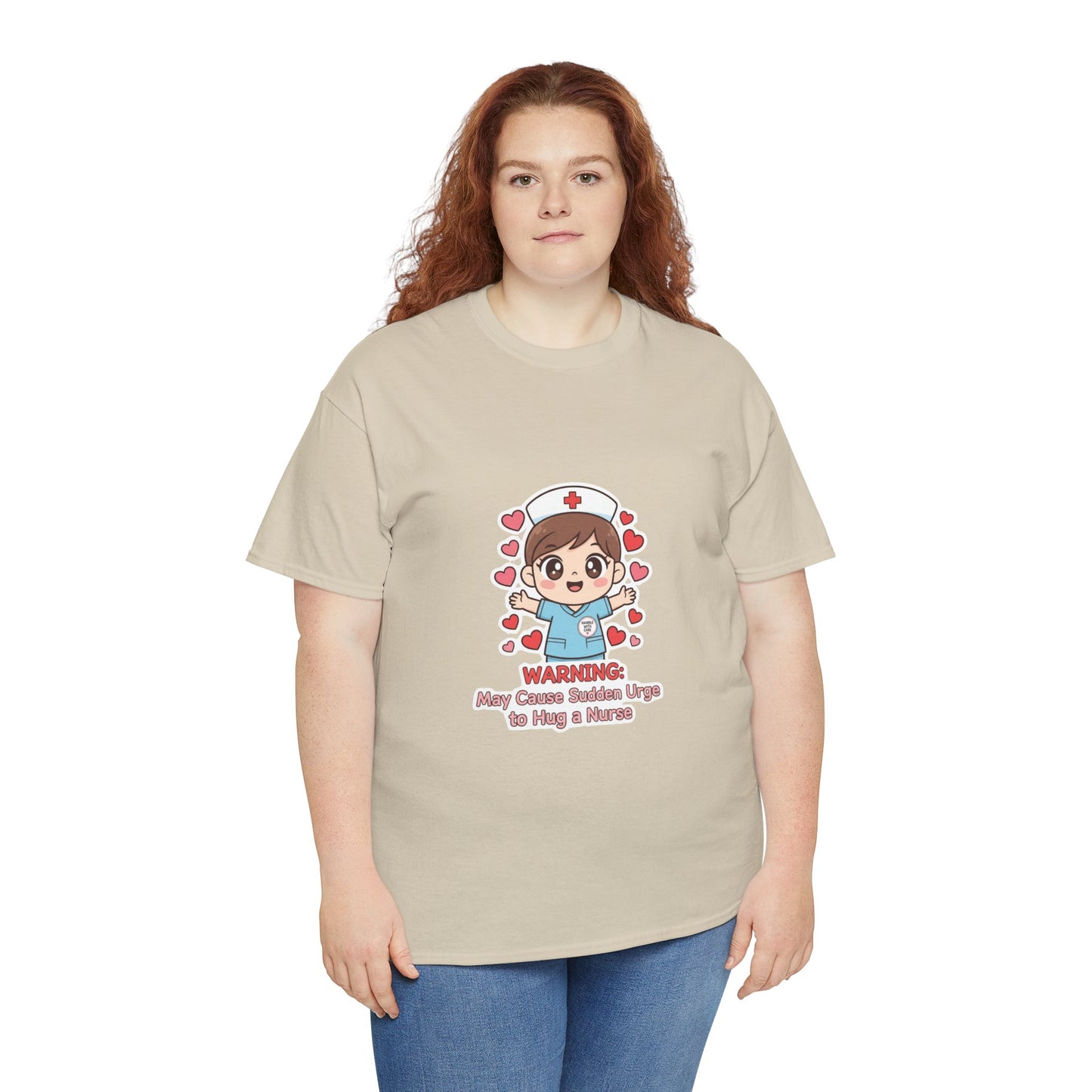 Nurse Humor Tee, Unisex Heavy Cotton Tee for Healthcare Workers, Cute Nurse Shirt, Gift for Nurses, Funny Medical Apparel, Casual T-Shirt