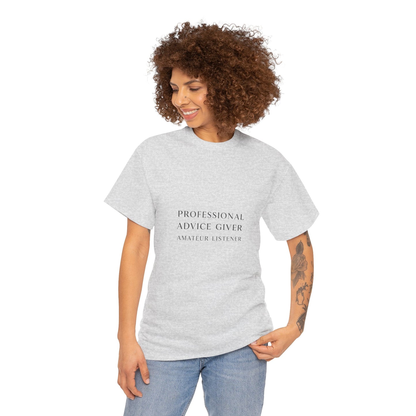 Professional Advice Giver Unisex Heavy Cotton Tee, Gift for Best Friend, Casual Wear, Advice Giver Shirt, Funny Tee, Unique Gift