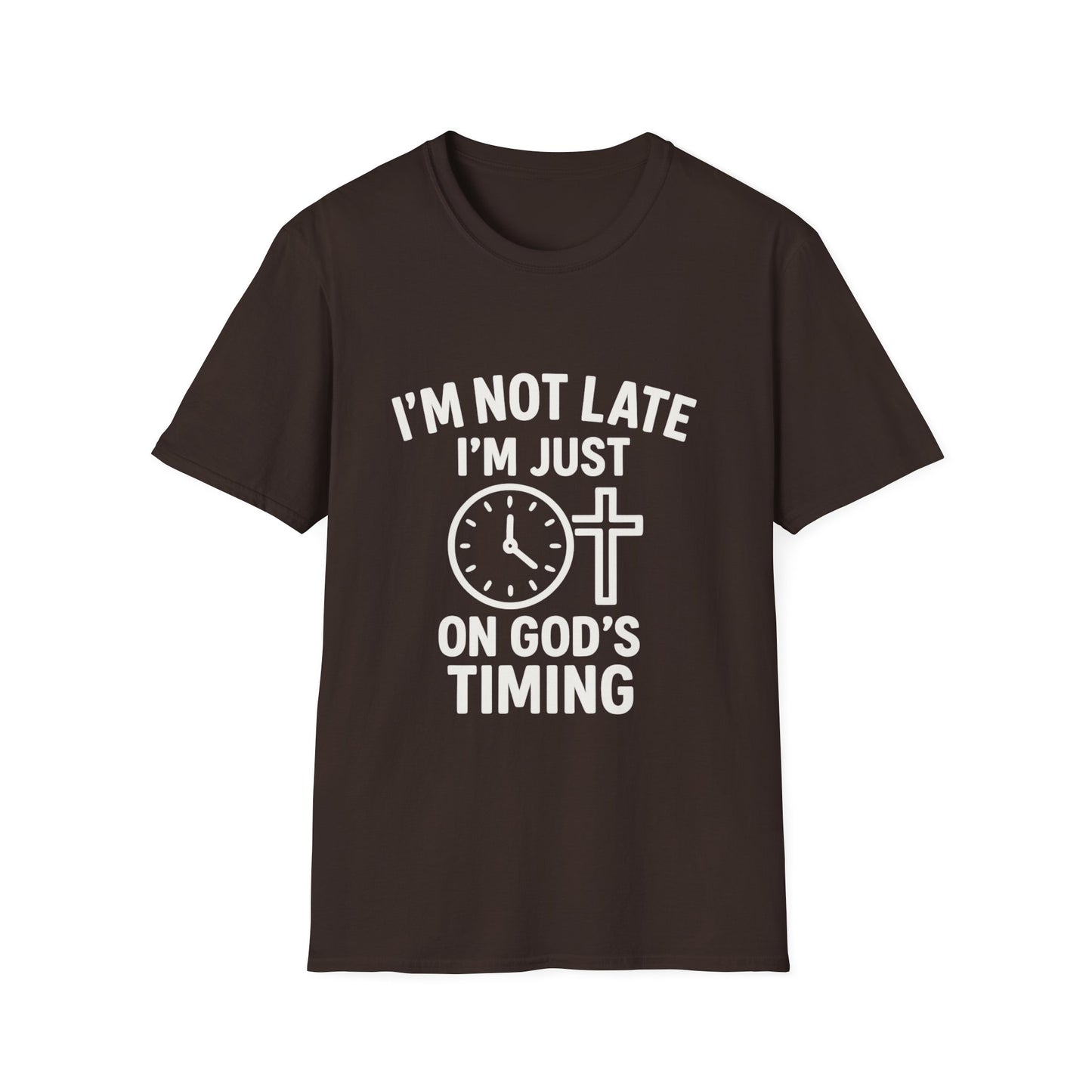 God's Timing T-Shirt, Christian Shirt, Faith-Based Apparel, Religious Gift, Casual Wear