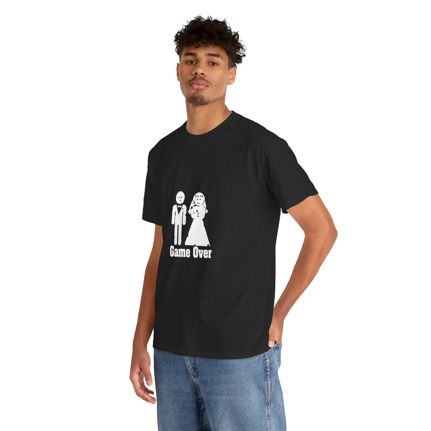 Game Over Wedding T-Shirt | Funny Bride & Groom Tee | Perfect for Couples, Engagement Party, Wedding Gifts, Anniversary