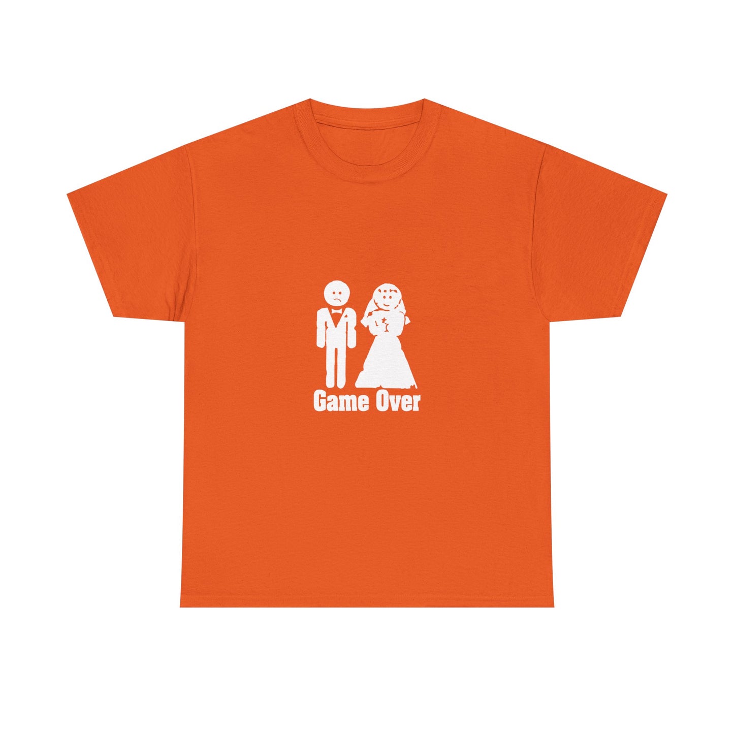 Game Over Wedding T-Shirt | Funny Bride & Groom Tee | Perfect for Couples, Engagement Party, Wedding Gifts, Anniversary