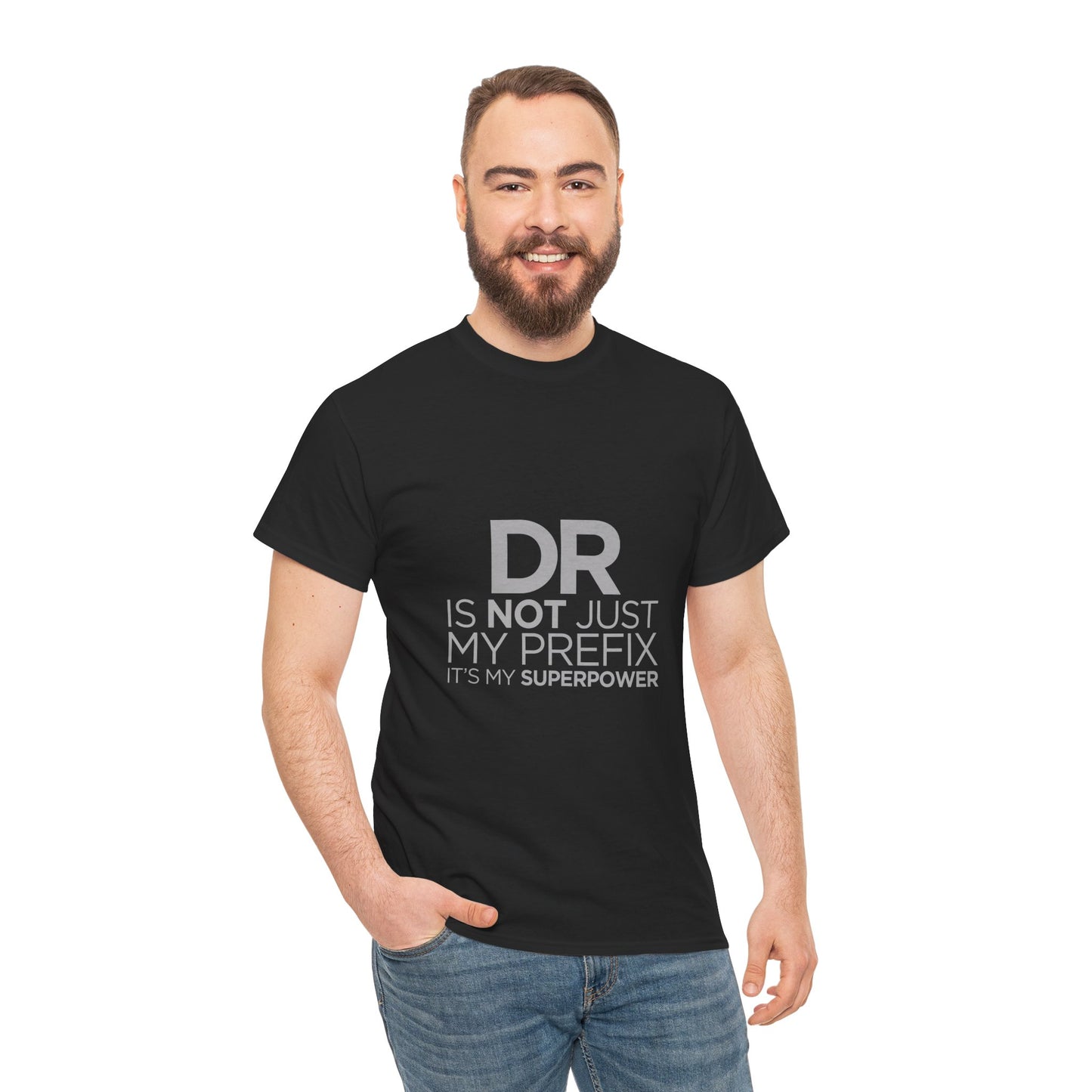 Doctor Superpower Tee | Unisex Heavy Cotton Shirt for Medical Professionals, Graduation Gift, Doctor Appreciation, Funny Gift