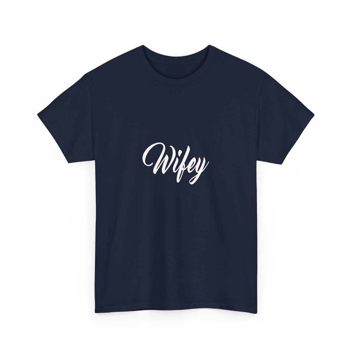 Wifey Unisex Cotton Tee - Cute Girlfriend Gift, Casual Fashion, Valentine's Day, Engagement, Wedding Party Tee