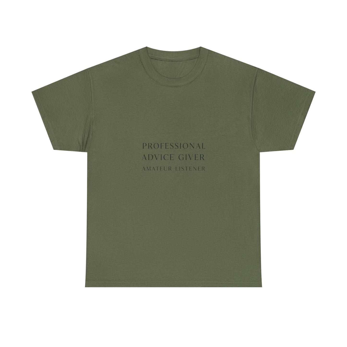 Professional Advice Giver Unisex Heavy Cotton Tee, Gift for Best Friend, Casual Wear, Advice Giver Shirt, Funny Tee, Unique Gift