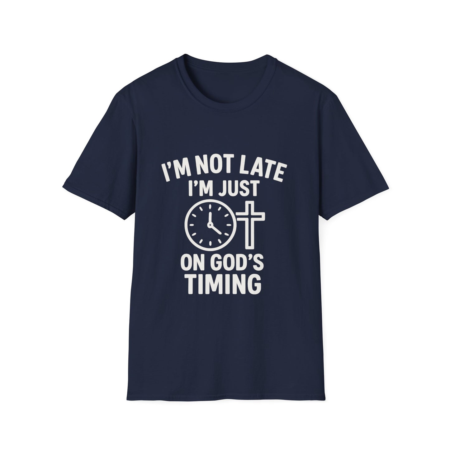 God's Timing T-Shirt, Christian Shirt, Faith-Based Apparel, Religious Gift, Casual Wear