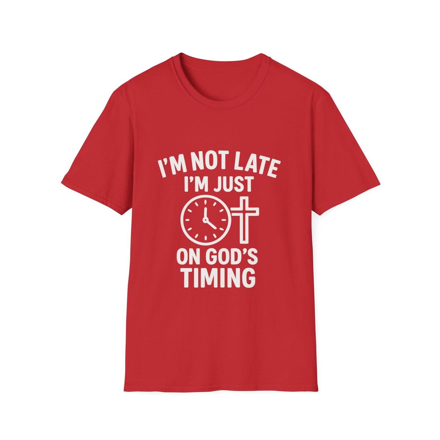 God's Timing T-Shirt, Christian Shirt, Faith-Based Apparel, Religious Gift, Casual Wear