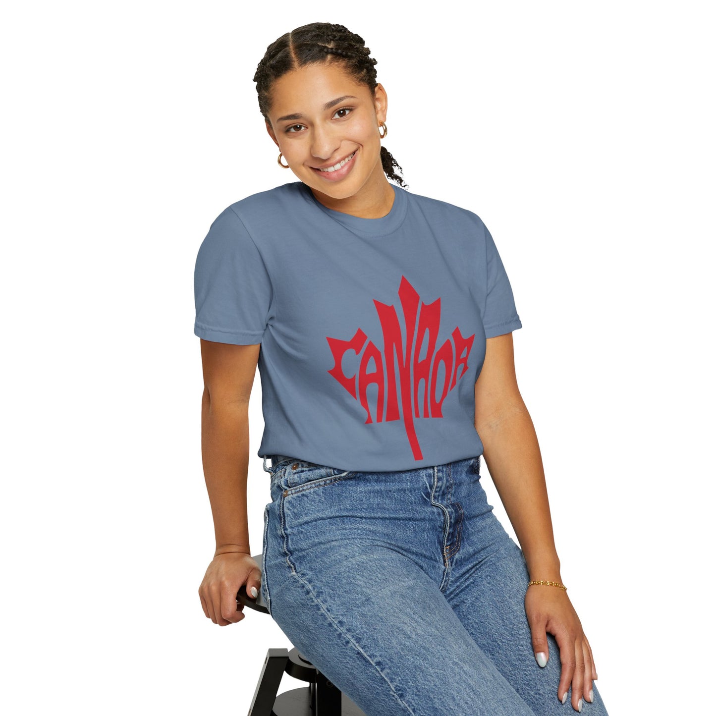 Canada Graphic T-Shirt, Unisex Tee, Garment-Dyed Style, Casual Wear, Summer Essentials, Canadian Pride, Unique Gift Idea