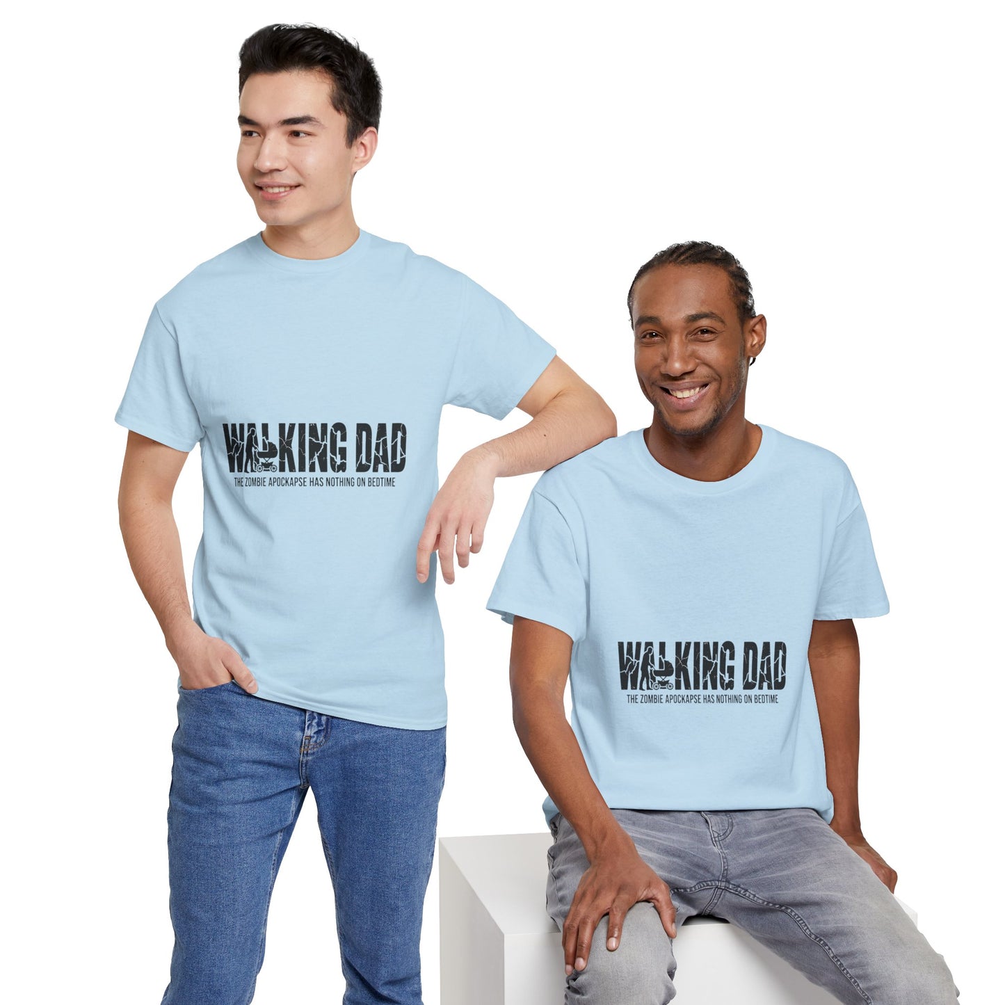Walking Dead/Dad Funny - Unisex Heavy Cotton Tee for DADs