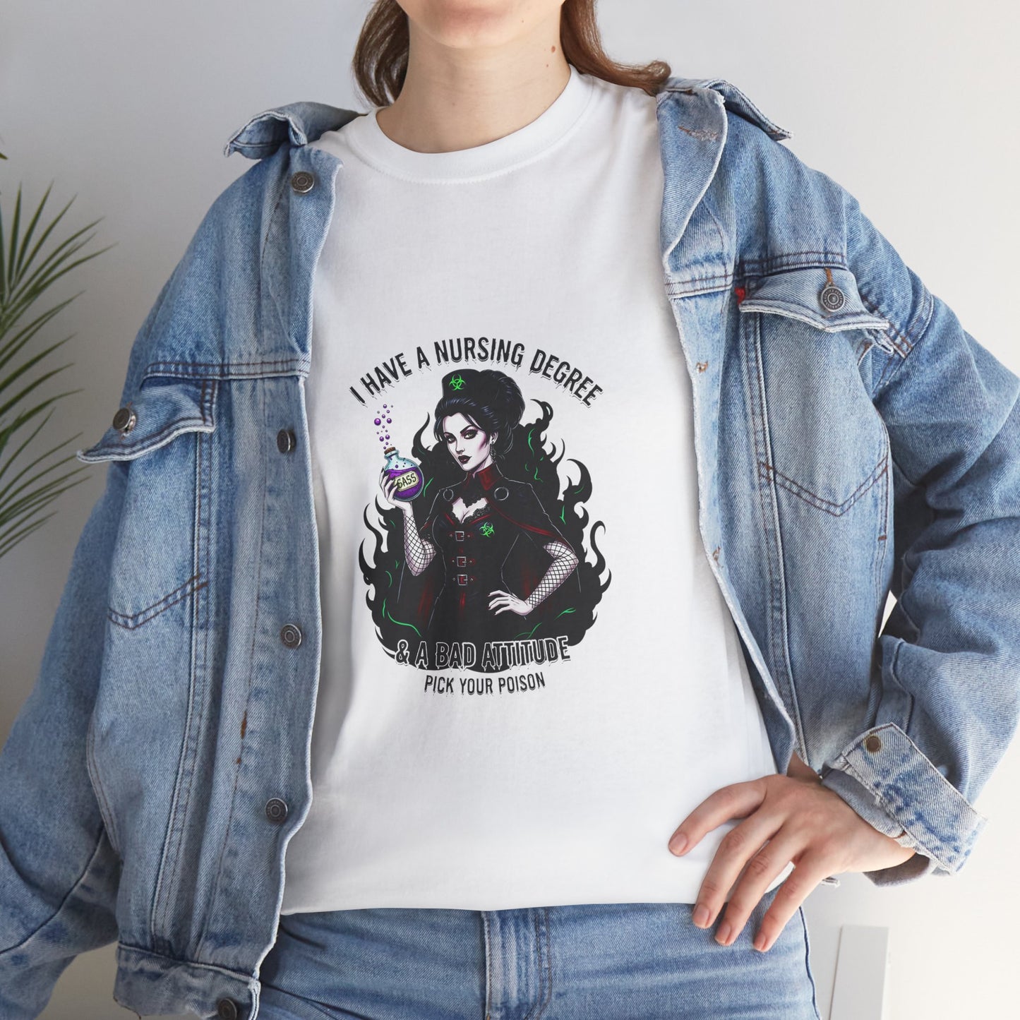 Nursing Humor Tee, Funny Nursing Shirt, Gift for Nurses, Healthcare Apparel, Unisex Cotton T-Shirt