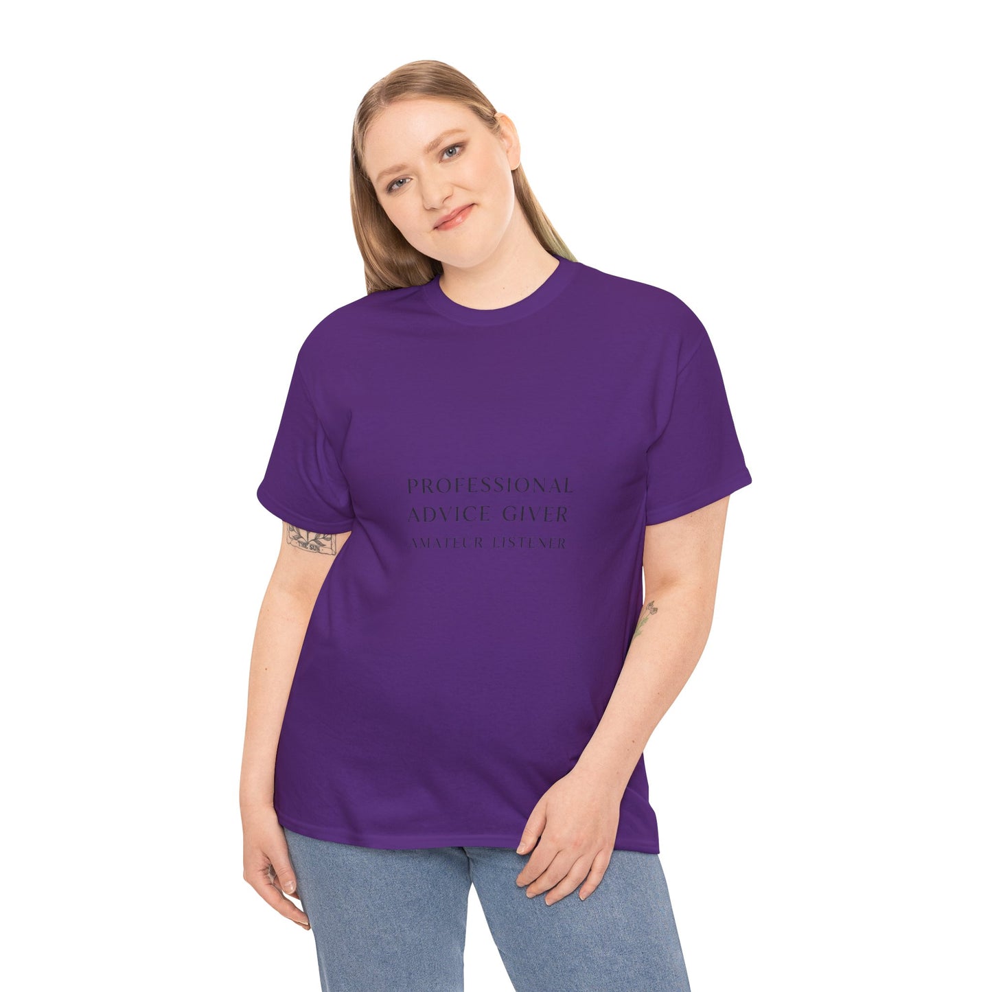 Professional Advice Giver Unisex Heavy Cotton Tee, Gift for Best Friend, Casual Wear, Advice Giver Shirt, Funny Tee, Unique Gift
