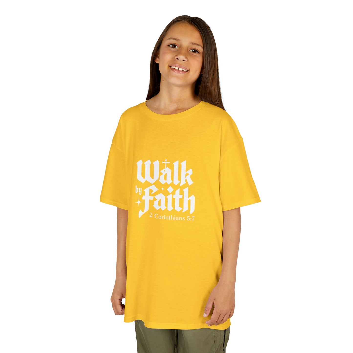 Kids Faith-Inspired Tee, Inspirational Kids Shirt, Religious T-Shirt for Kids, Christian Youth Apparel, Biblical Quote Tee