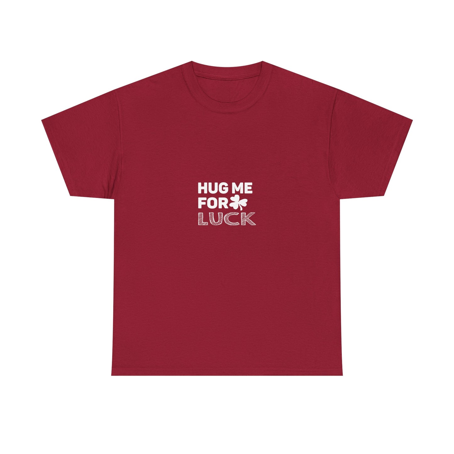 Lucky Hug Unisex Tee, Casual Wear, Gift for Friends, Good Luck Shirt, Birthday Gift, Positive Vibes