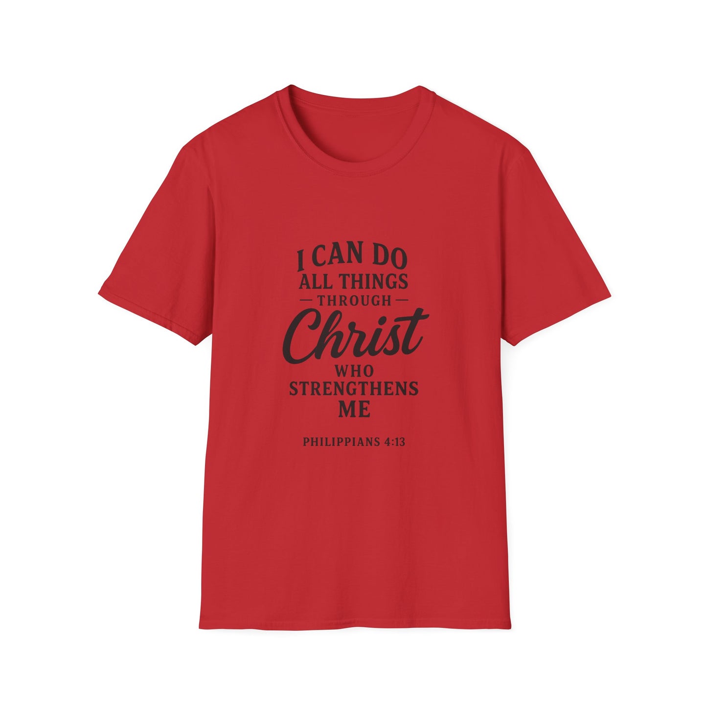 Inspirational Christian T-Shirt, Motivational Tee for Faith, Biblical Quote Apparel, Gift for Believers, Fellowship Event Wear