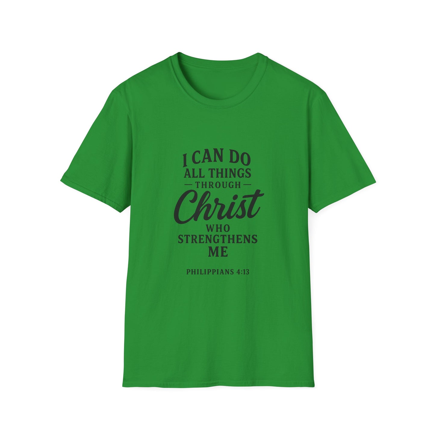 Inspirational Christian T-Shirt, Motivational Tee for Faith, Biblical Quote Apparel, Gift for Believers, Fellowship Event Wear