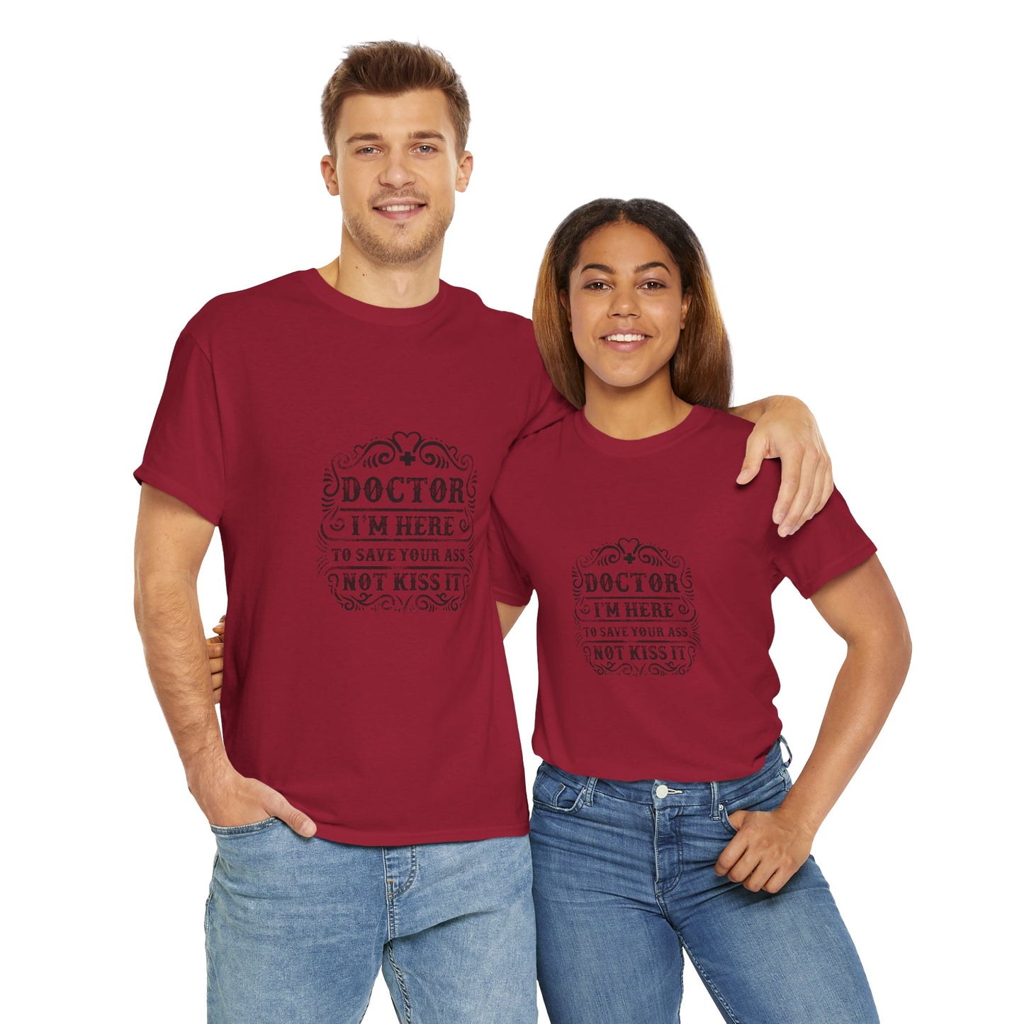Funny Doctor Tee, Unisex Heavy Cotton Tee, Medical Humor Shirt, Gift for Healthcare Workers, Doctor Appreciation, Casual Wear