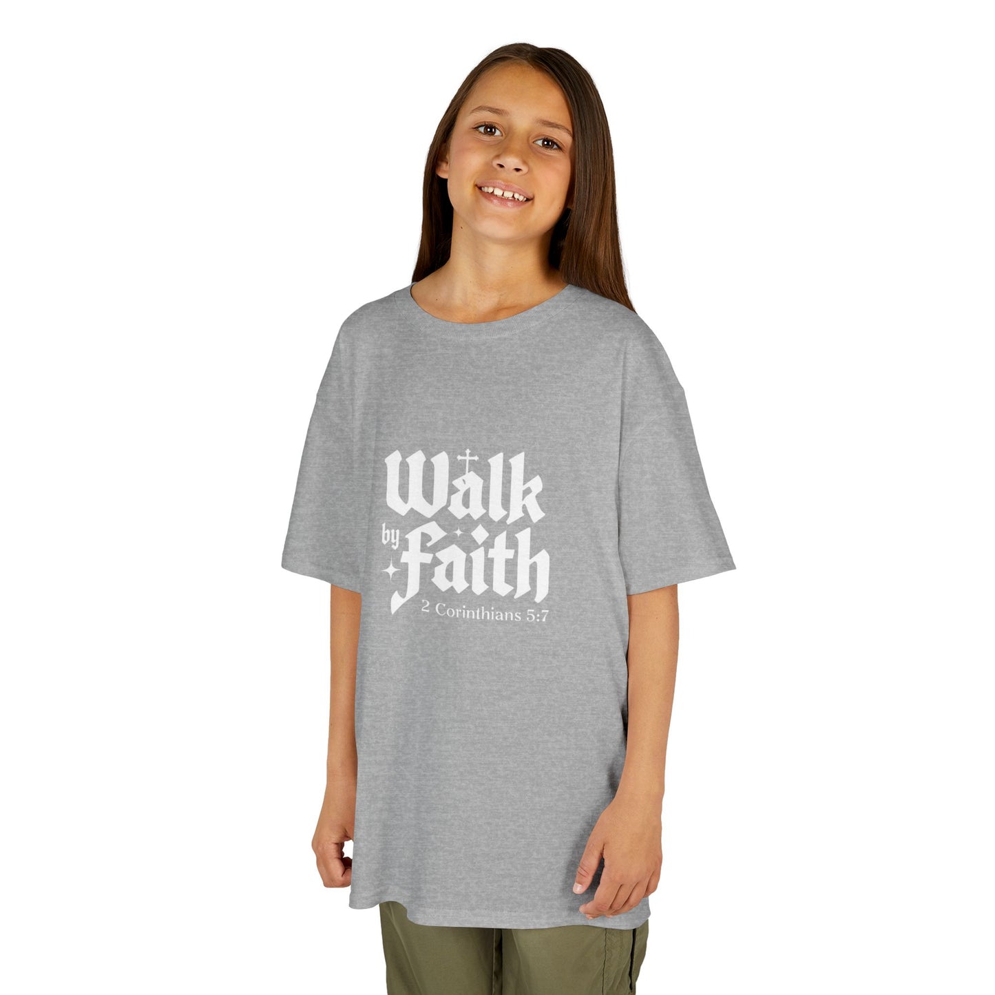Kids Faith-Inspired Tee, Inspirational Kids Shirt, Religious T-Shirt for Kids, Christian Youth Apparel, Biblical Quote Tee