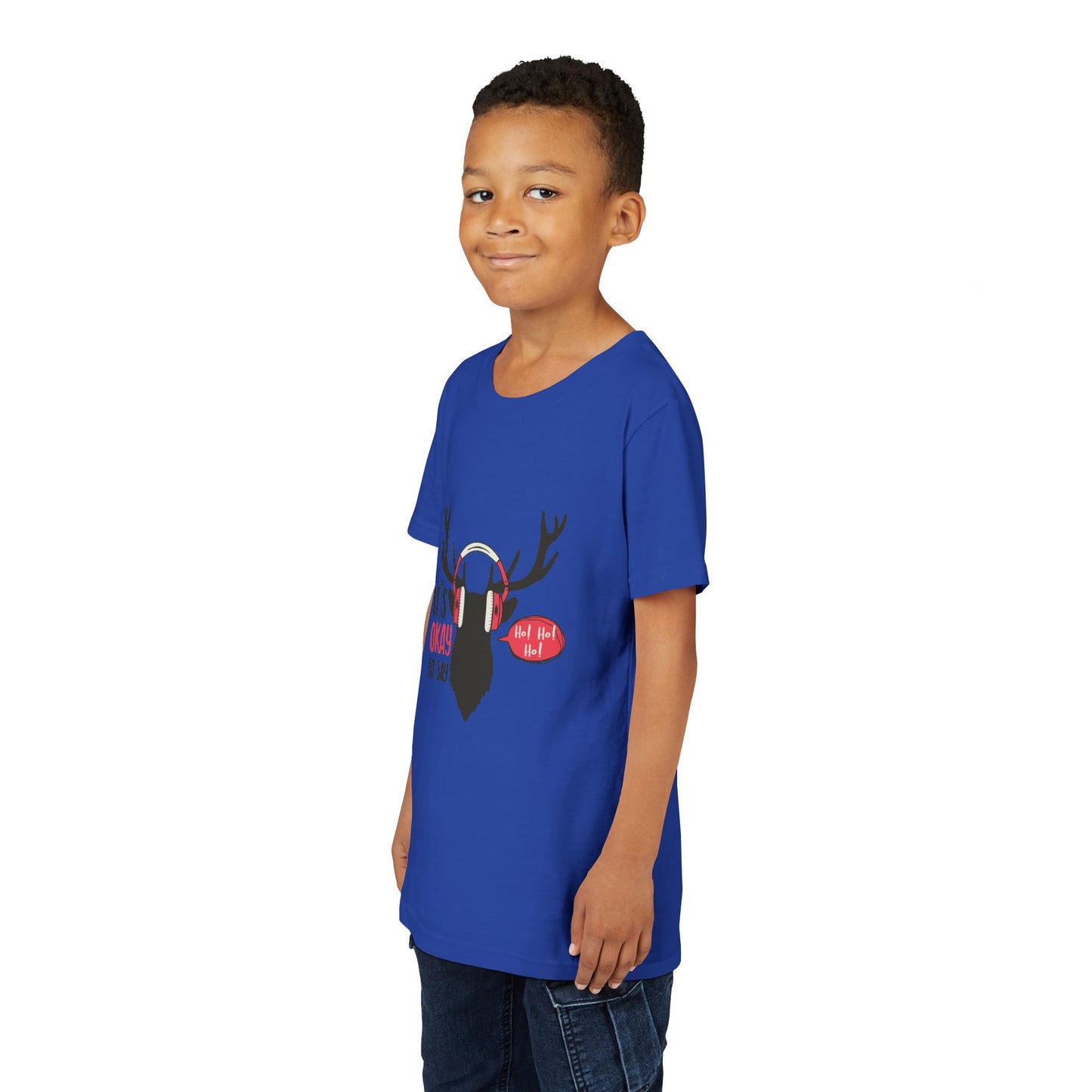 Youth Tee with Antlers Design - Fun and Trendy, Perfect for Outdoor Adventures, Birthdays, Nature Lovers, Gifts, Casual Wear