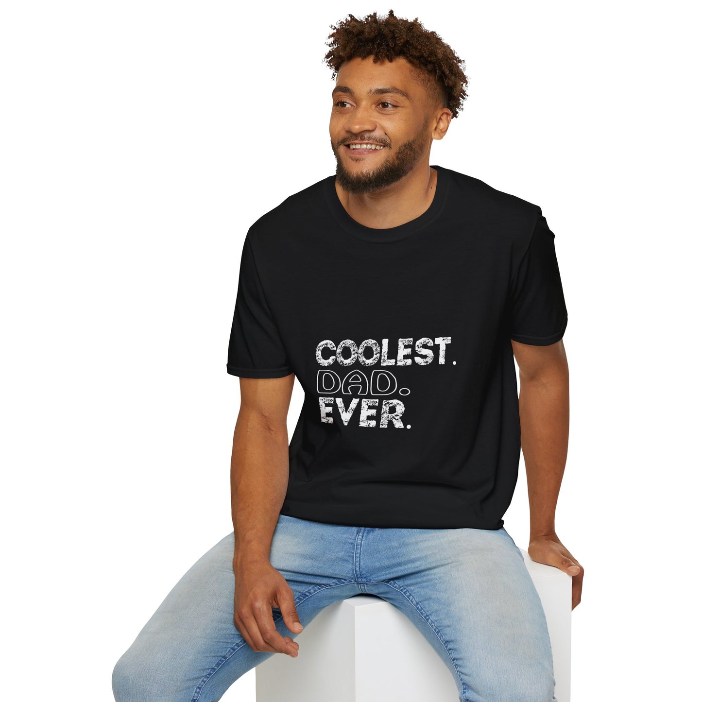 Coolest Dad Ever Unisex T-Shirt, Father’s Day Gift, Dad Apparel, Softstyle Tee, Cute Gift for Dads, Casual Wear