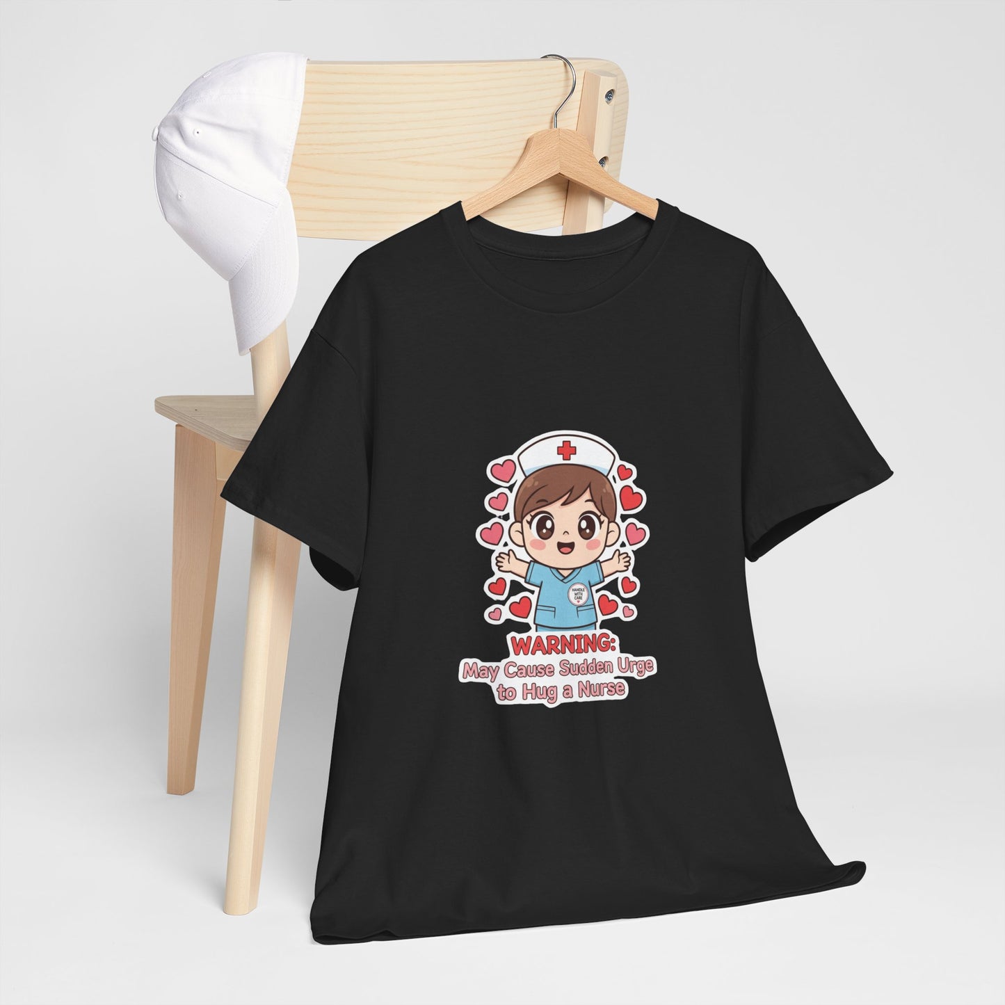 Nurse Humor Tee, Unisex Heavy Cotton Tee for Healthcare Workers, Cute Nurse Shirt, Gift for Nurses, Funny Medical Apparel, Casual T-Shirt