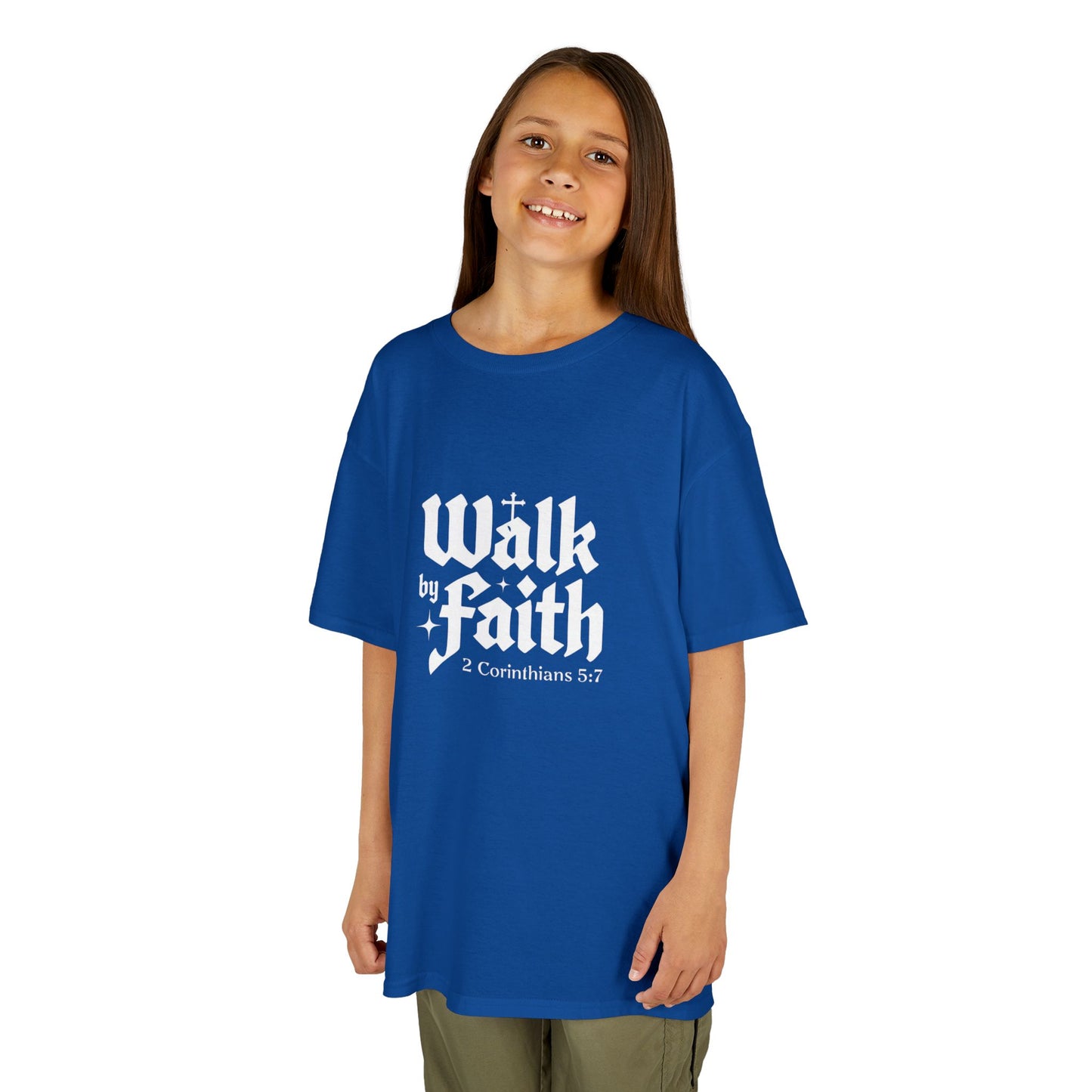 Kids Faith-Inspired Tee, Inspirational Kids Shirt, Religious T-Shirt for Kids, Christian Youth Apparel, Biblical Quote Tee