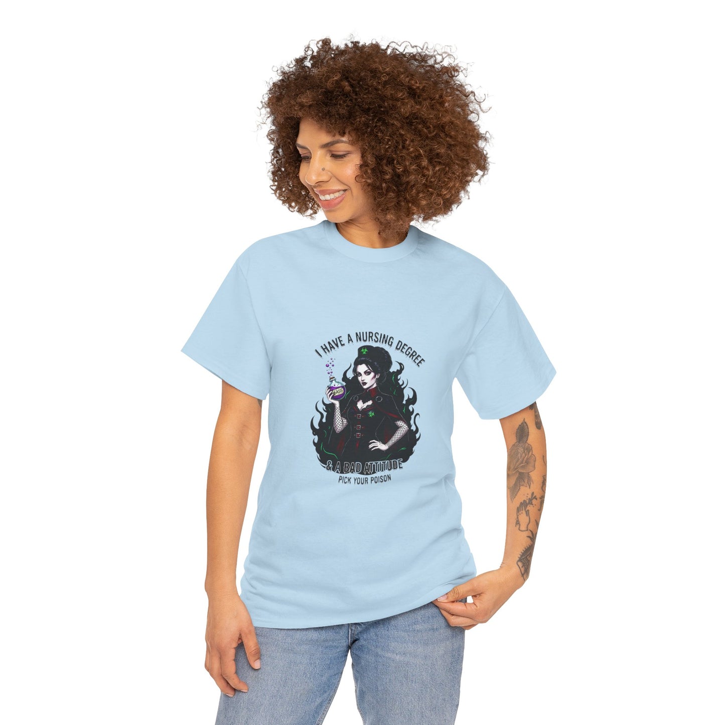Nursing Humor Tee, Funny Nursing Shirt, Gift for Nurses, Healthcare Apparel, Unisex Cotton T-Shirt