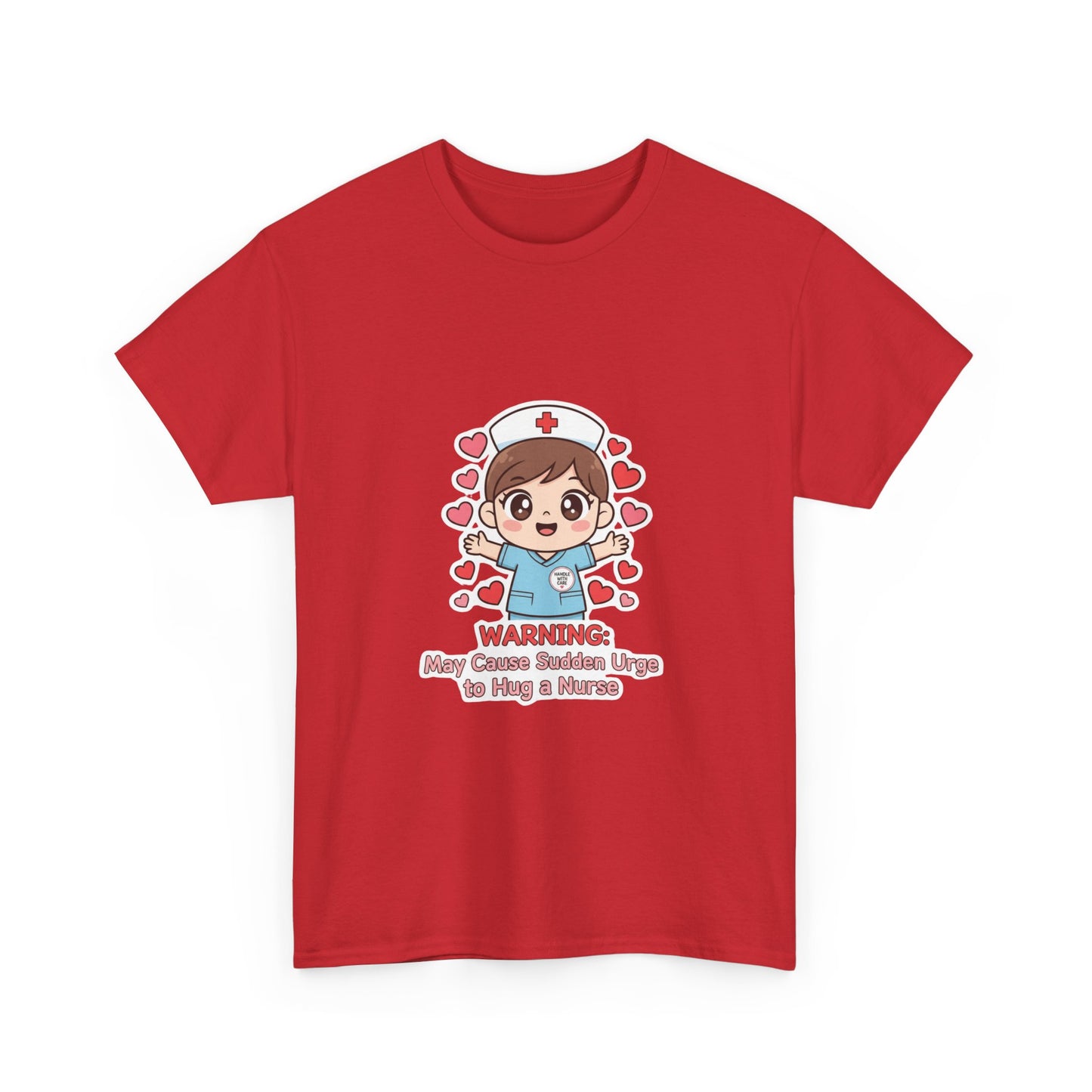 Nurse Humor Tee, Unisex Heavy Cotton Tee for Healthcare Workers, Cute Nurse Shirt, Gift for Nurses, Funny Medical Apparel, Casual T-Shirt