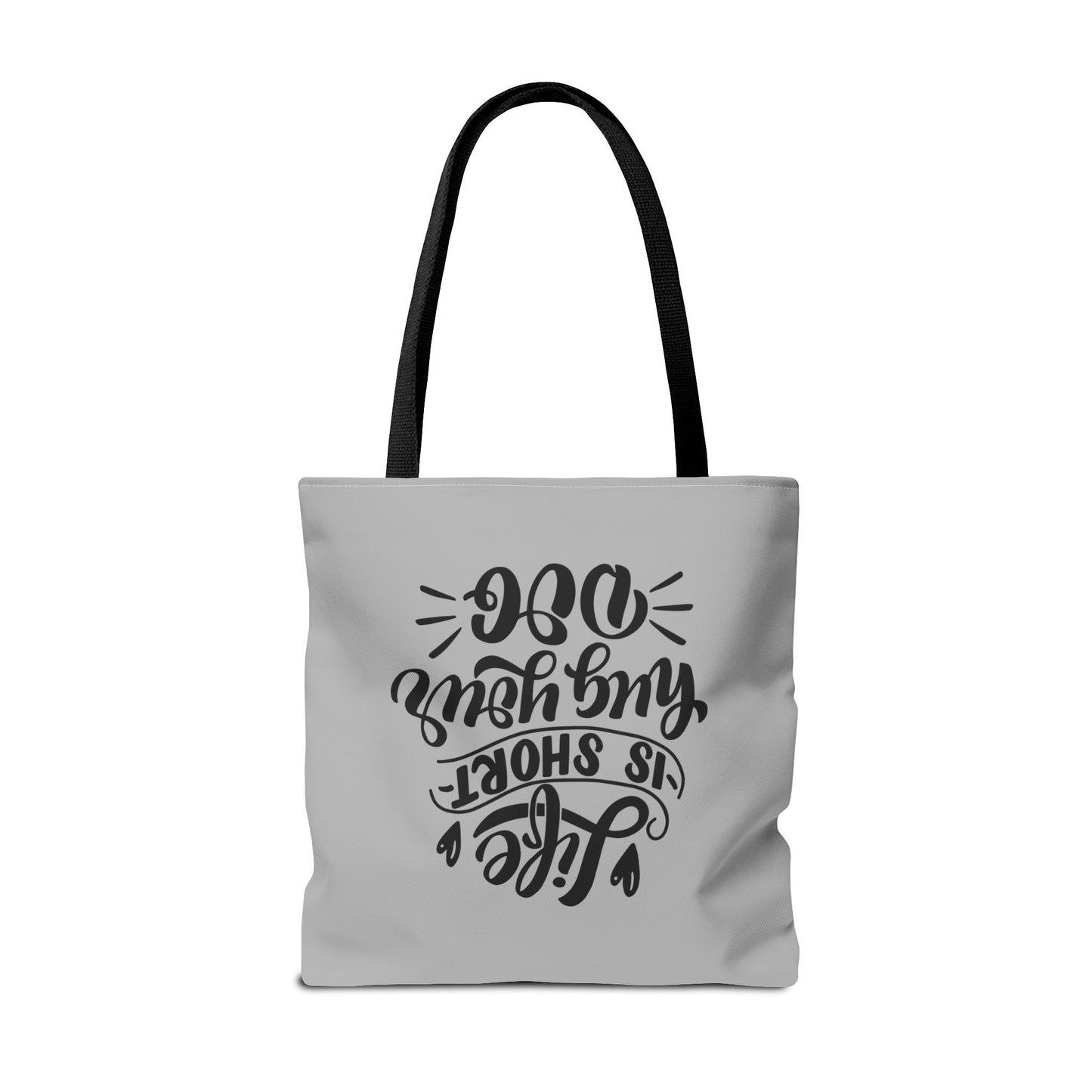 Cute Dog Lover Tote Bag - Life is Short, Hug Your Dog | Pet Owner Gift, Dog Mom Tote, Inspirational Eco-Friendly Bag