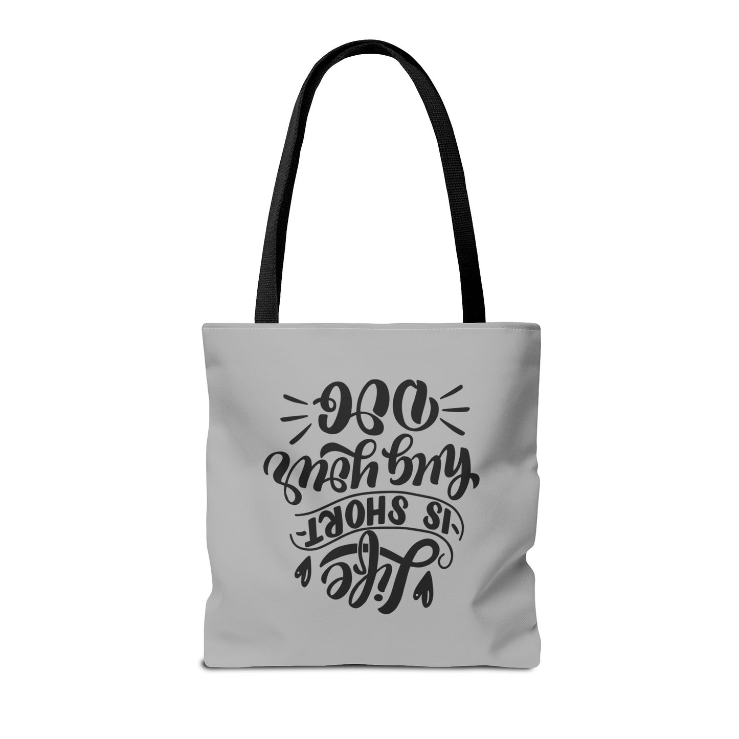 Cute Dog Lover Tote Bag - Life is Short, Hug Your Dog | Pet Owner Gift, Dog Mom Tote, Inspirational Eco-Friendly Bag