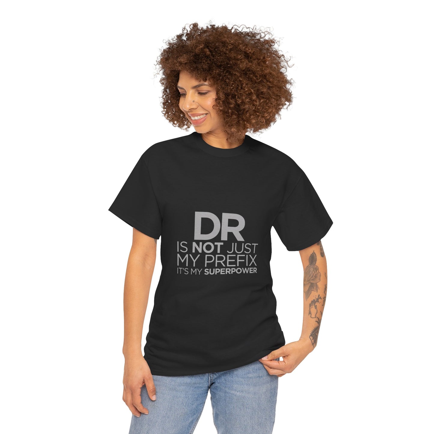 Doctor Superpower Tee | Unisex Heavy Cotton Shirt for Medical Professionals, Graduation Gift, Doctor Appreciation, Funny Gift