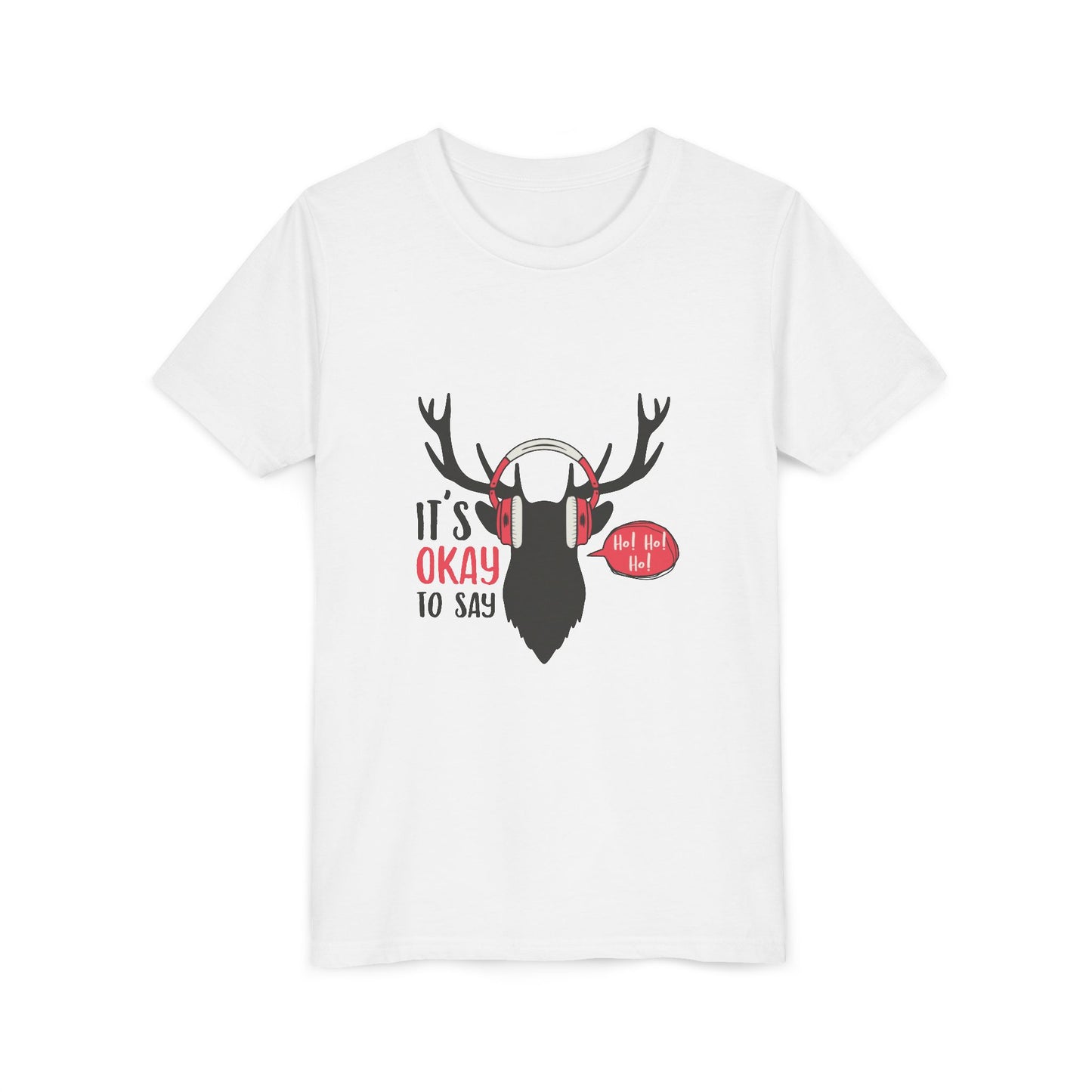 Youth Tee with Antlers Design - Fun and Trendy, Perfect for Outdoor Adventures, Birthdays, Nature Lovers, Gifts, Casual Wear