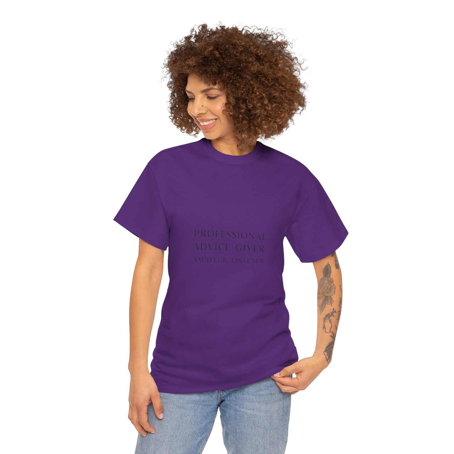 Professional Advice Giver Unisex Heavy Cotton Tee, Gift for Best Friend, Casual Wear, Advice Giver Shirt, Funny Tee, Unique Gift