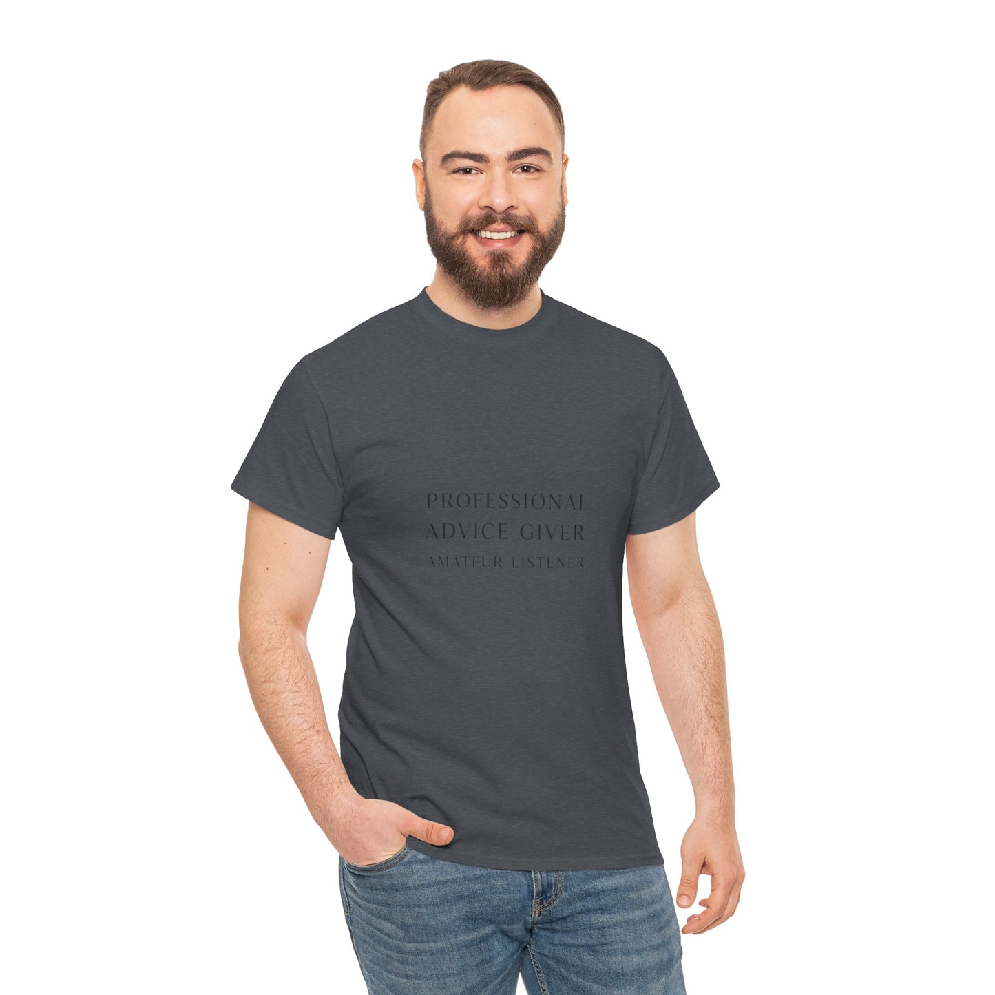 Professional Advice Giver Unisex Heavy Cotton Tee, Gift for Best Friend, Casual Wear, Advice Giver Shirt, Funny Tee, Unique Gift