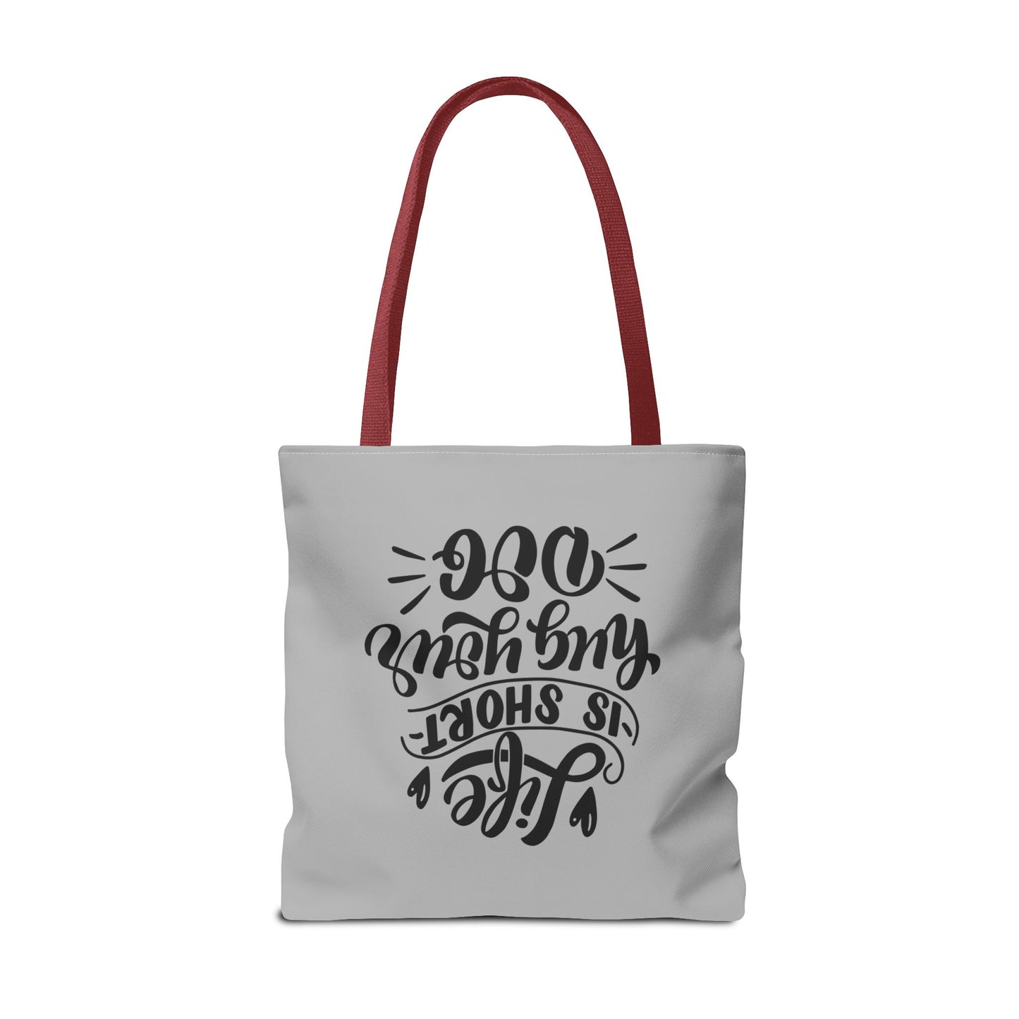 Cute Dog Lover Tote Bag - Life is Short, Hug Your Dog | Pet Owner Gift, Dog Mom Tote, Inspirational Eco-Friendly Bag