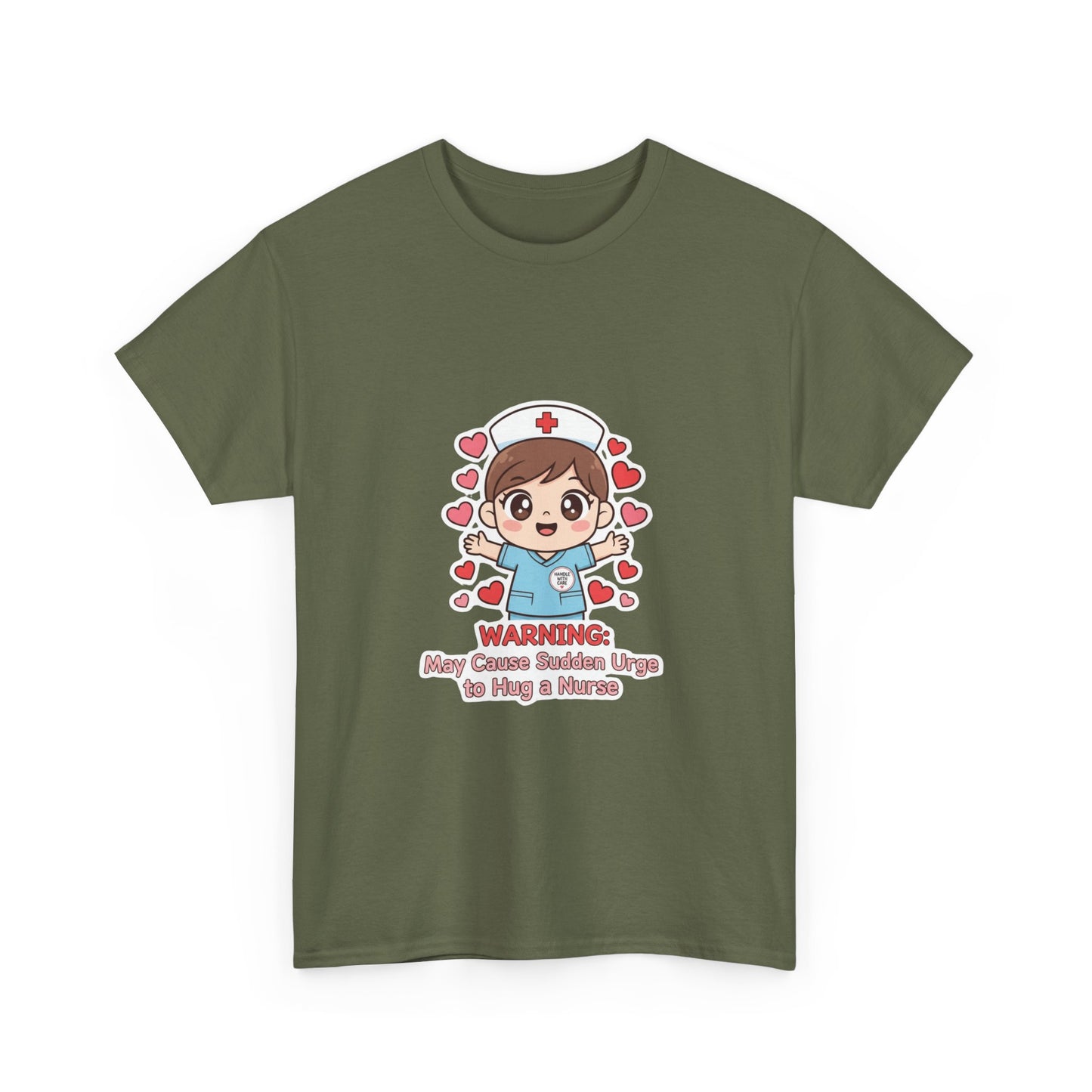 Nurse Humor Tee, Unisex Heavy Cotton Tee for Healthcare Workers, Cute Nurse Shirt, Gift for Nurses, Funny Medical Apparel, Casual T-Shirt