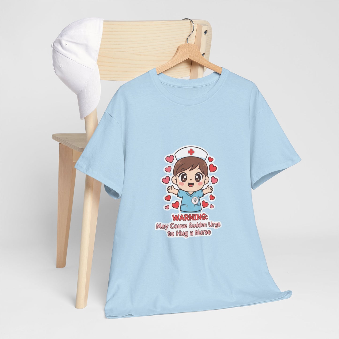 Nurse Humor Tee, Unisex Heavy Cotton Tee for Healthcare Workers, Cute Nurse Shirt, Gift for Nurses, Funny Medical Apparel, Casual T-Shirt