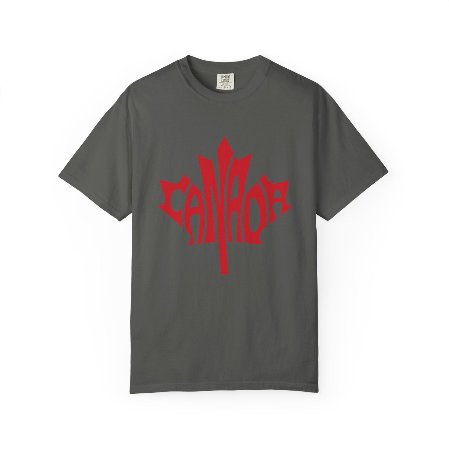 Canada Graphic T-Shirt, Unisex Tee, Garment-Dyed Style, Casual Wear, Summer Essentials, Canadian Pride, Unique Gift Idea