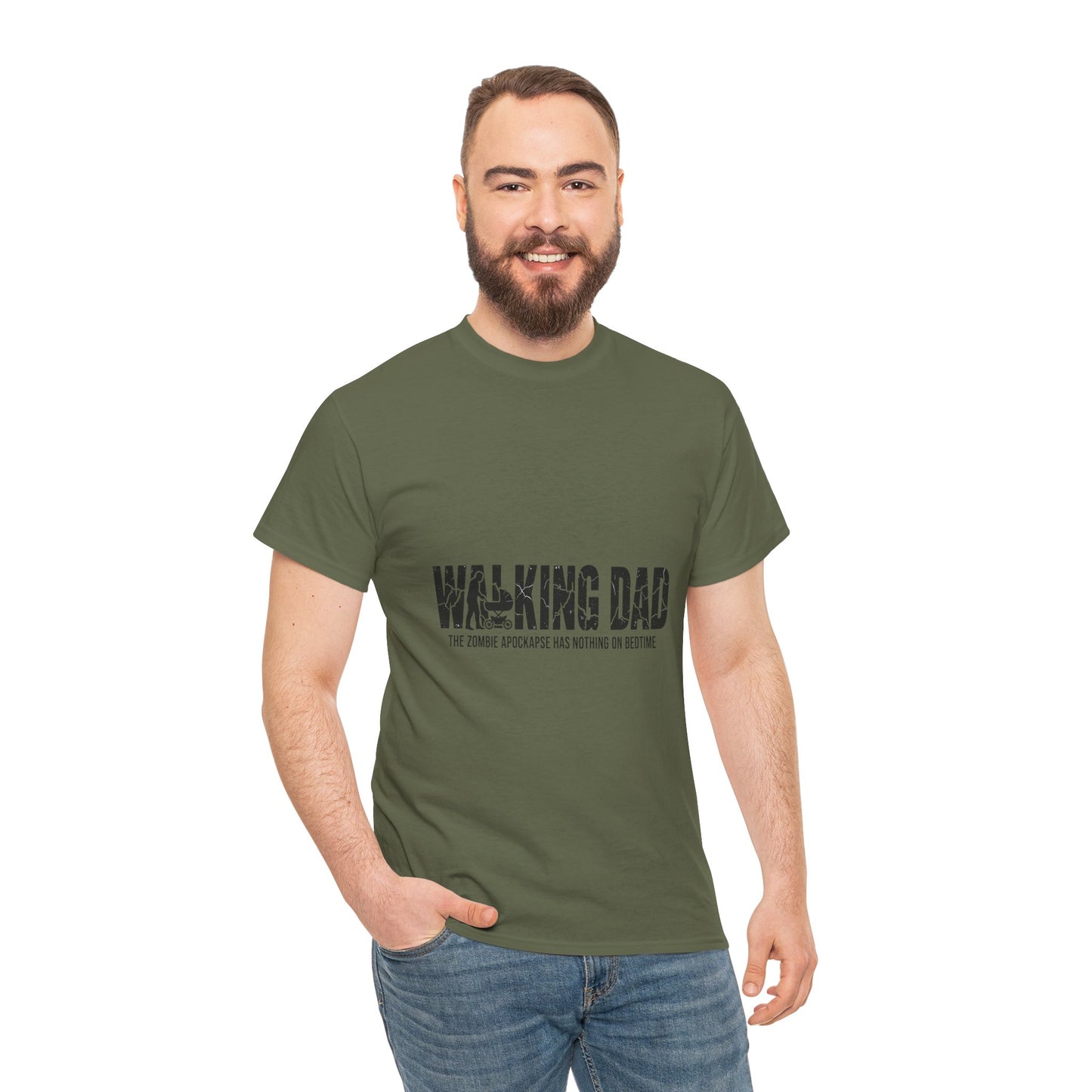 Walking Dead/Dad Funny - Unisex Heavy Cotton Tee for DADs