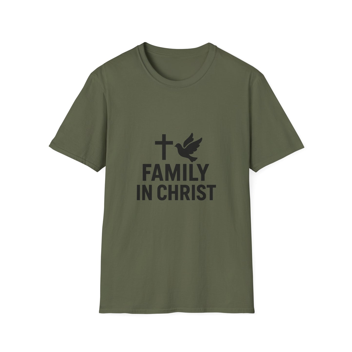 Faith-Inspired Family T-Shirt, Christian Gift, Unisex Tee for Family Events, Church Outfits, Religious Apparel