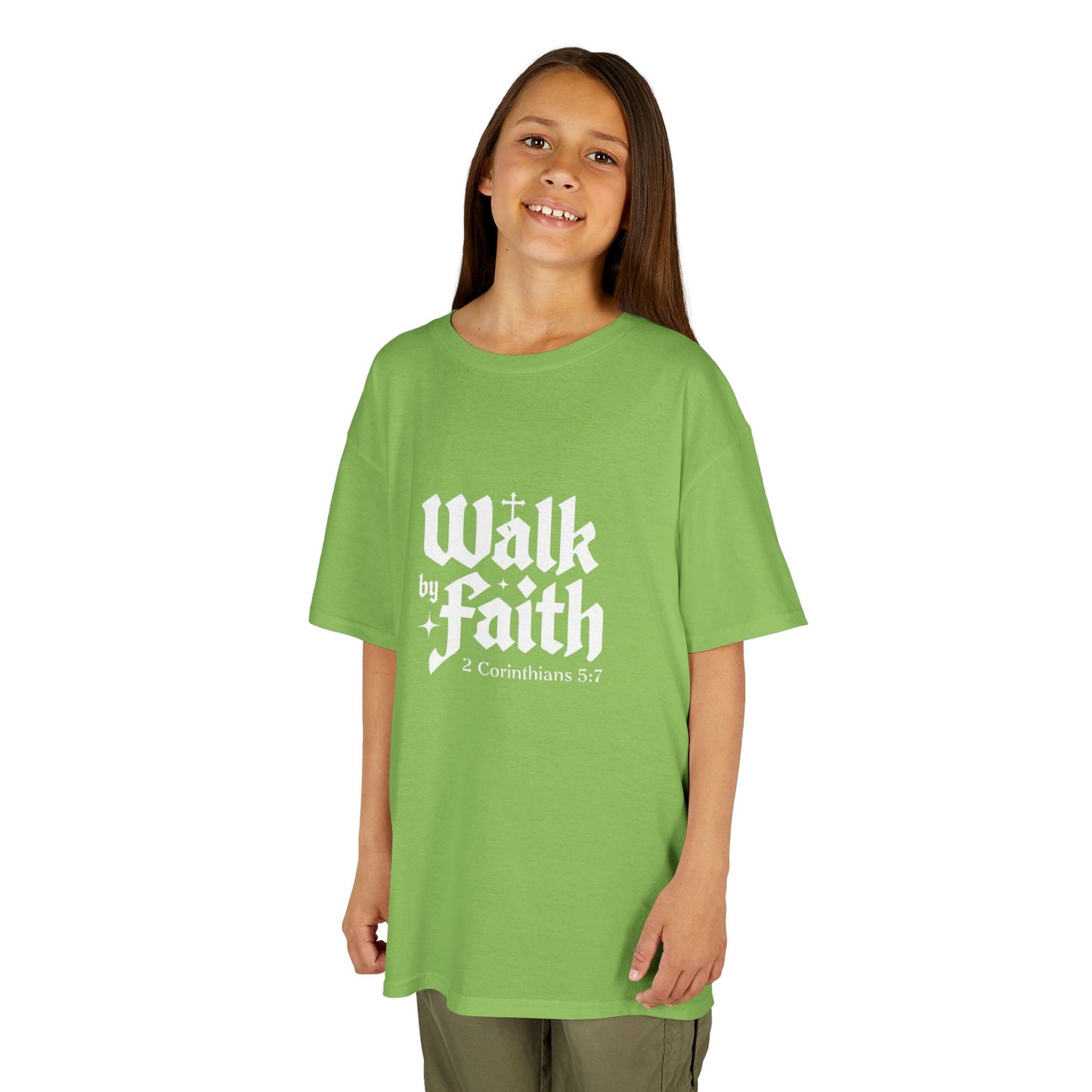 Kids Faith-Inspired Tee, Inspirational Kids Shirt, Religious T-Shirt for Kids, Christian Youth Apparel, Biblical Quote Tee